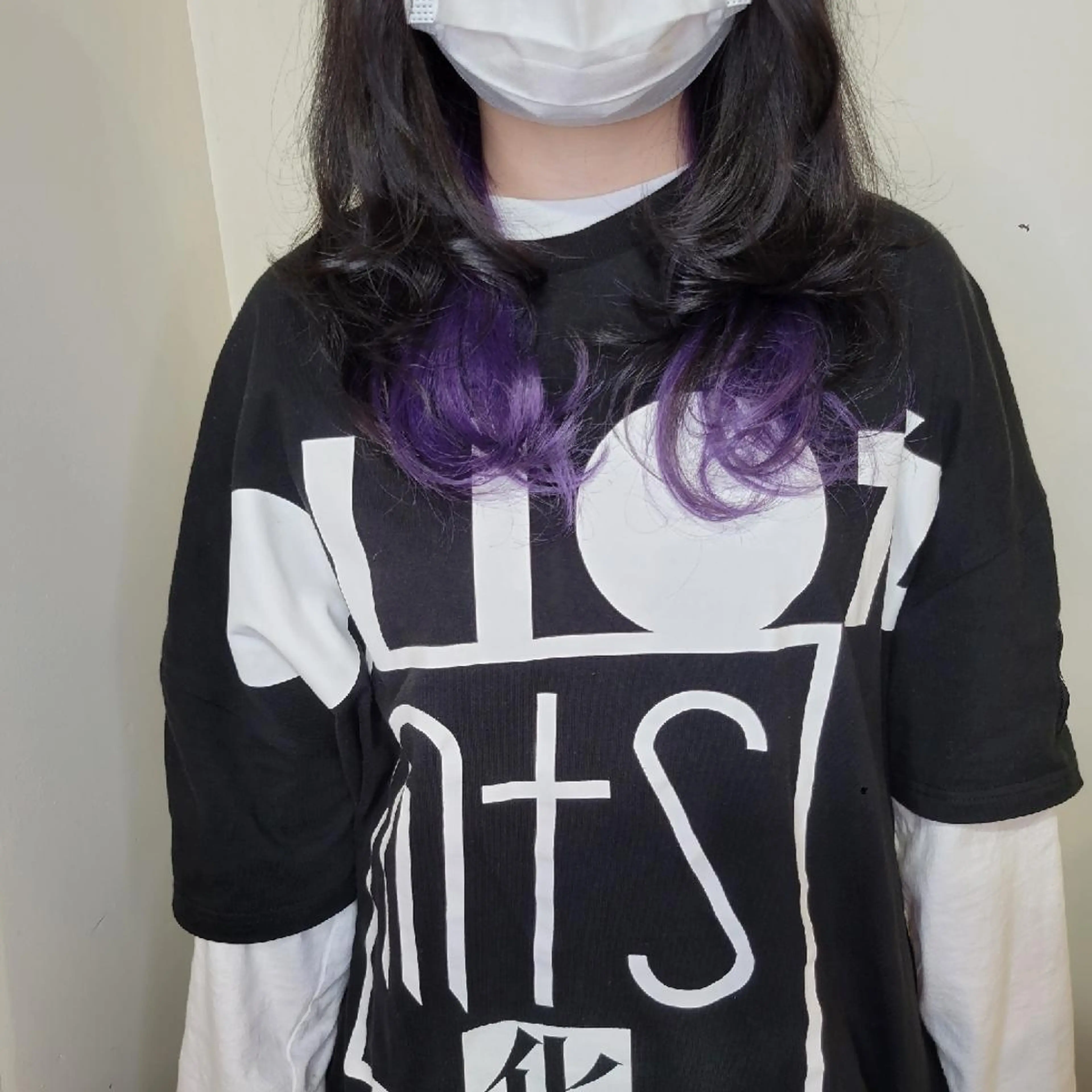 ロング パープルカラー カット ヘアカラー トリートメント 🇰🇷透明感×ハイ トーン🌟tomoのヘアスタイル