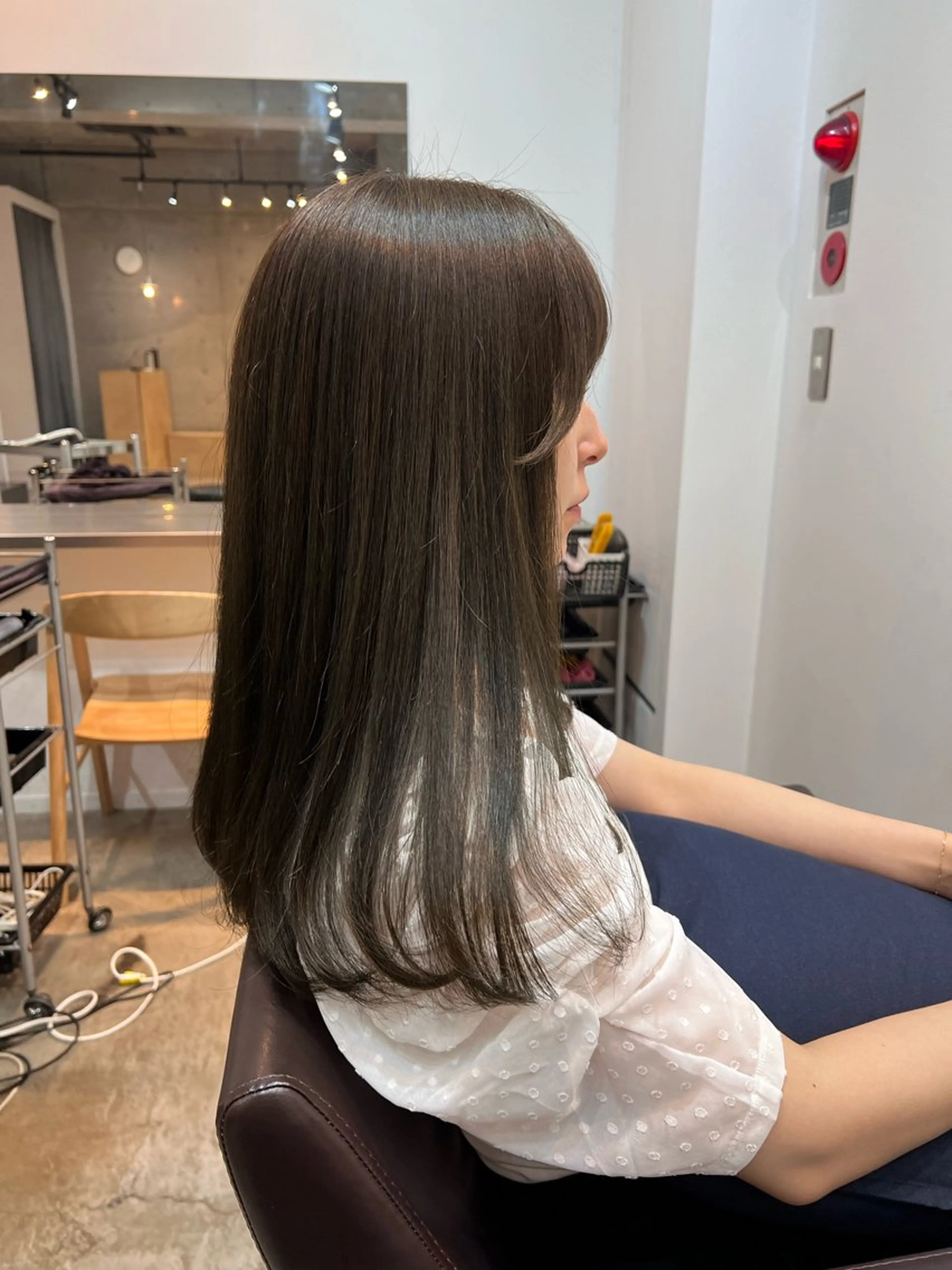 セミロング カット ヘアカラー トリートメント ショートカットモデル 募集/神野のヘアスタイル