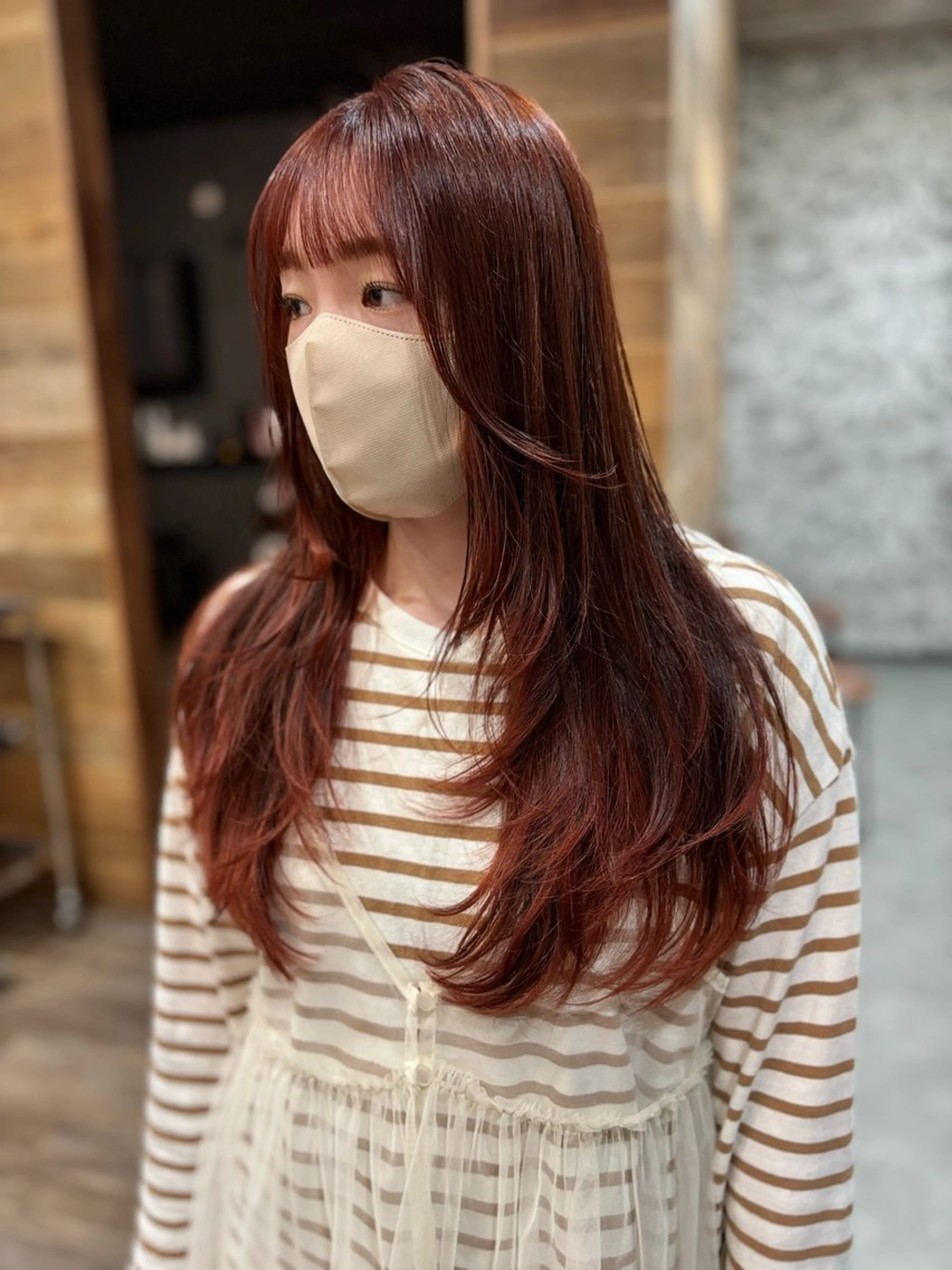 ロング レイヤーカット カット ヘアカラー Welila by haku所属・Yuuki ウェリラバイハクのヘアスタイル