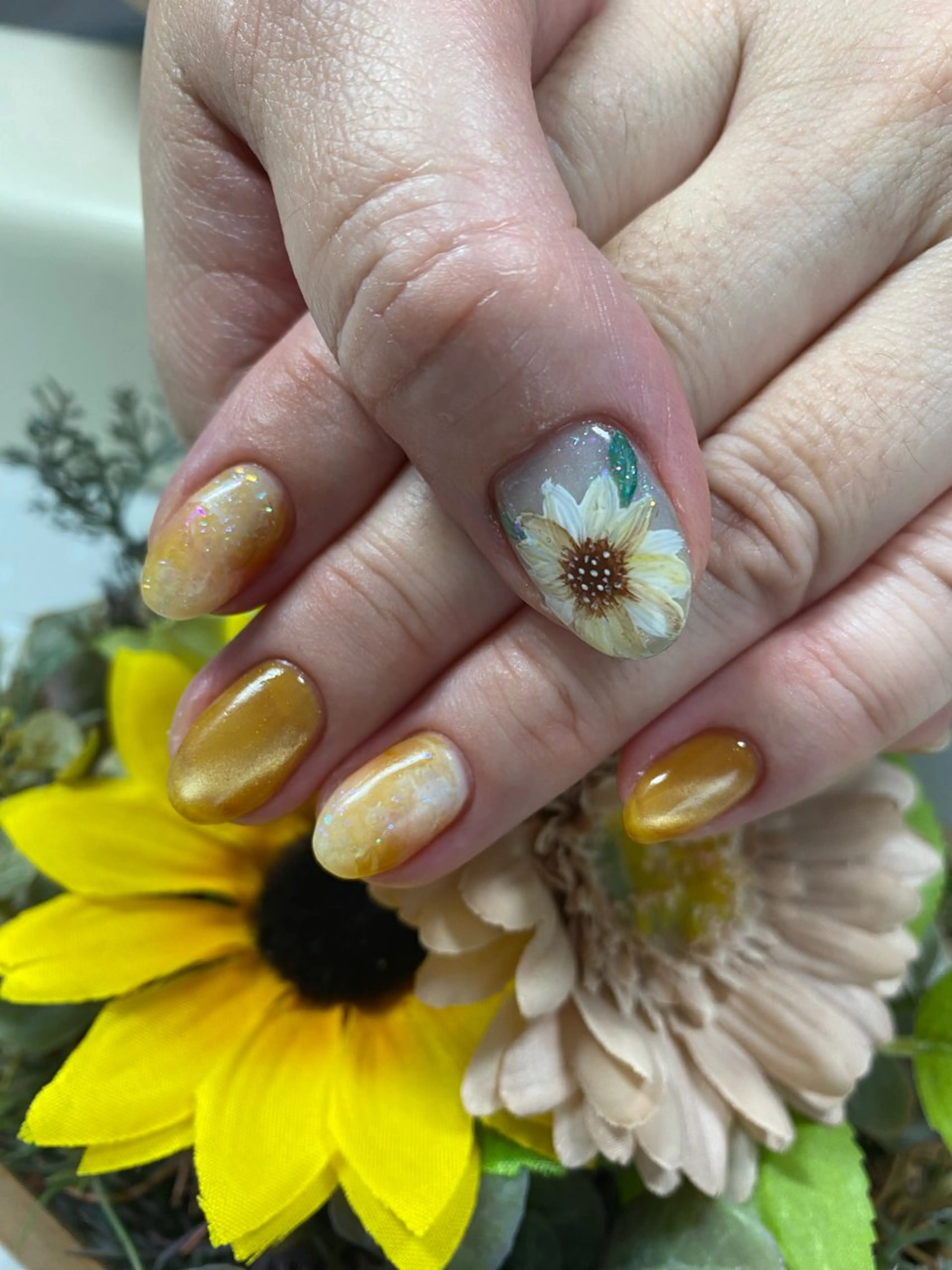 ネイル ハンドネイル Glanz  Nail aのネイルデザイン