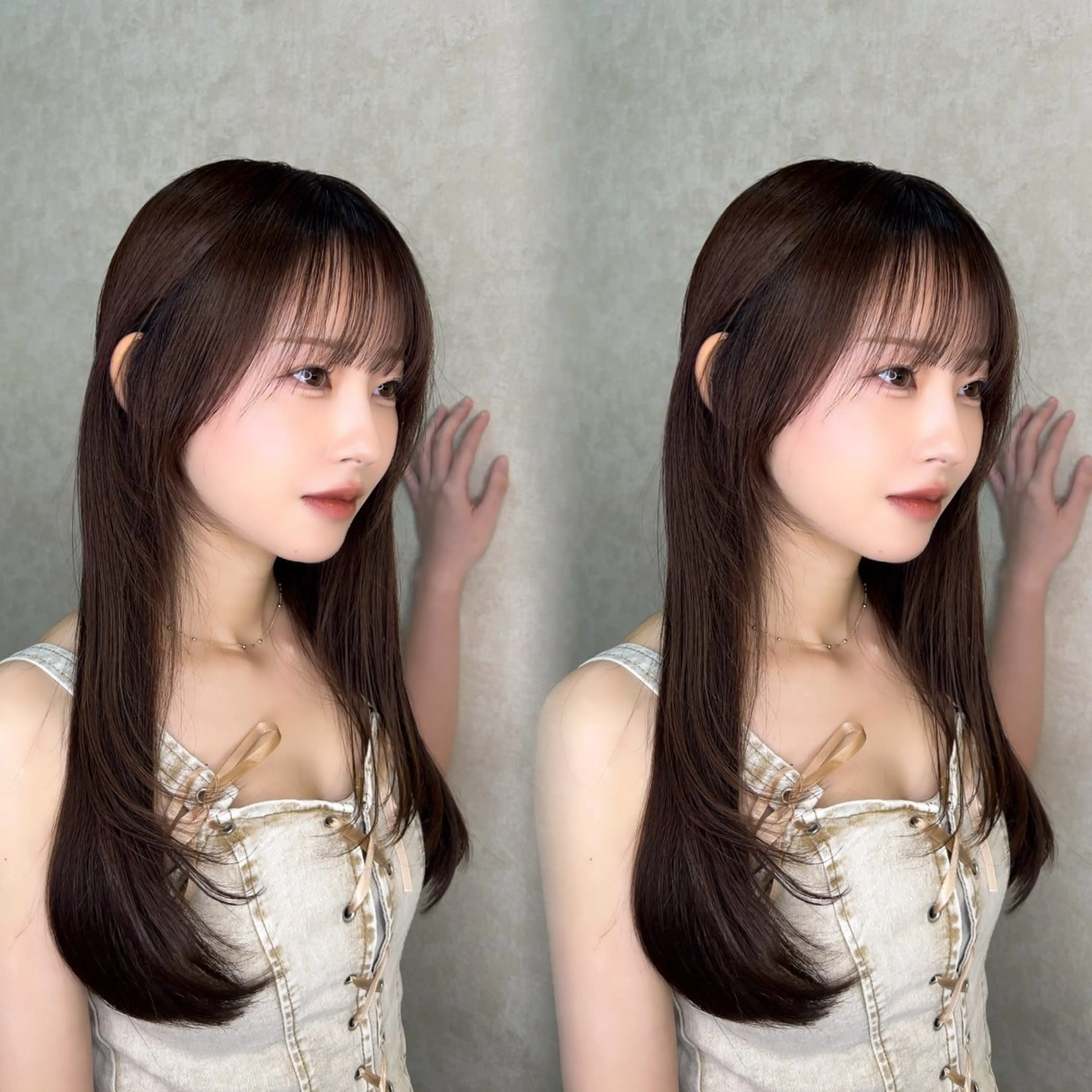 ロング 吉成 葉南のヘアスタイル