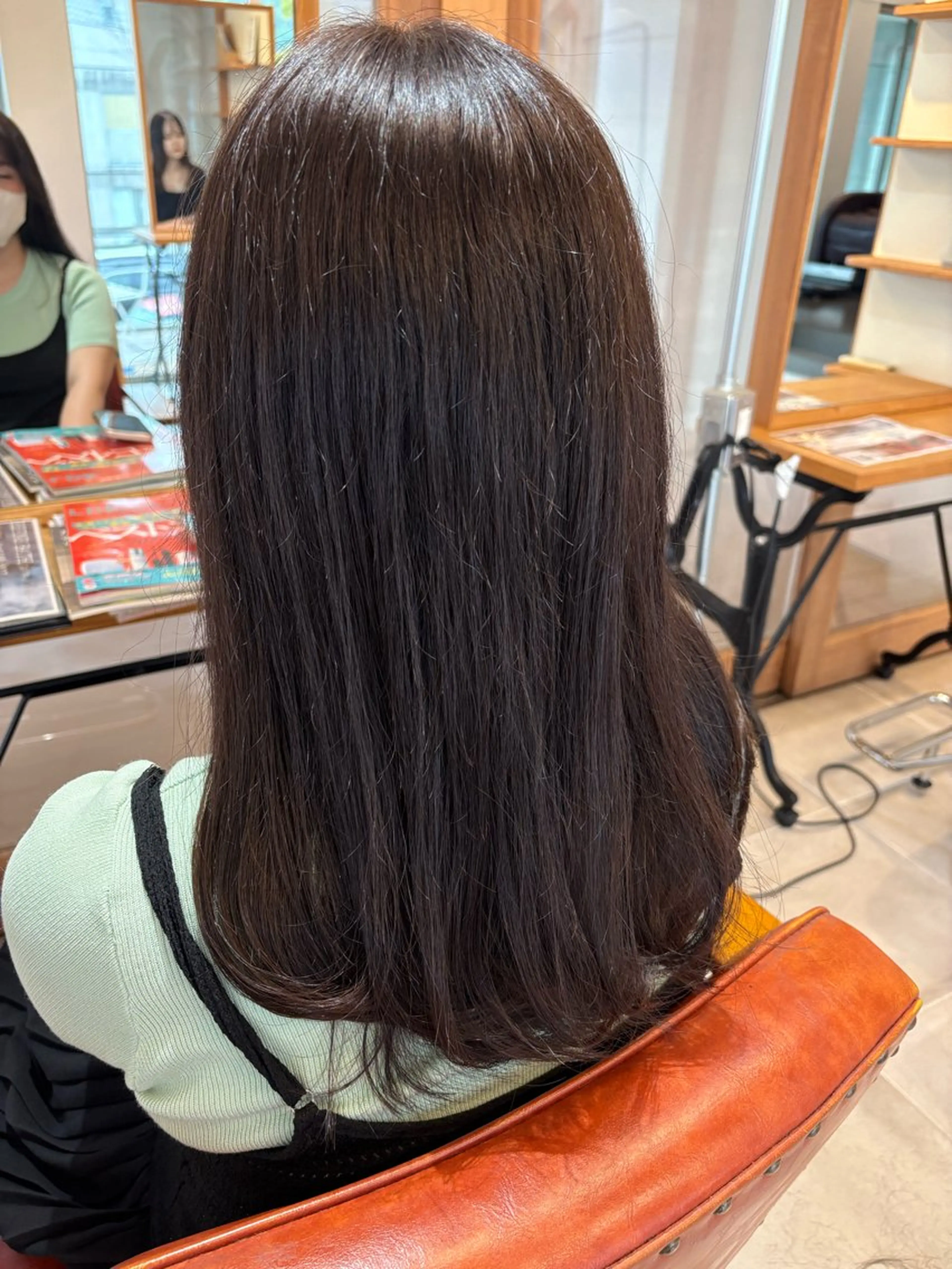 ロング カラー アッシュ 竹広綾乃/ 艶カラーのヘアスタイル