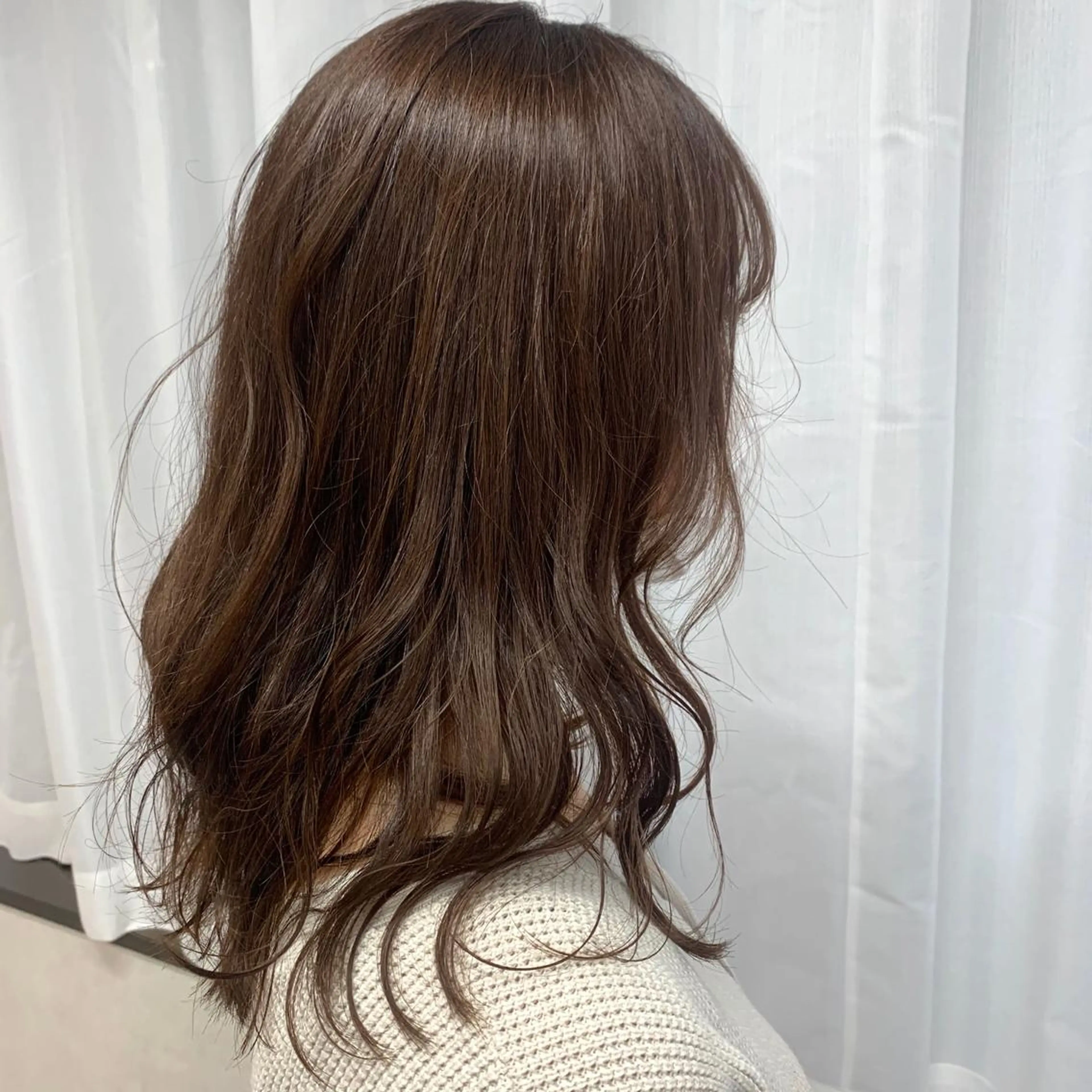 セミロング カラー TriumpH天王寺店【ミルボンAujua認定サロン】所属・SAKI🐈‍⬛【 HAPPY届けます】のヘアスタイル