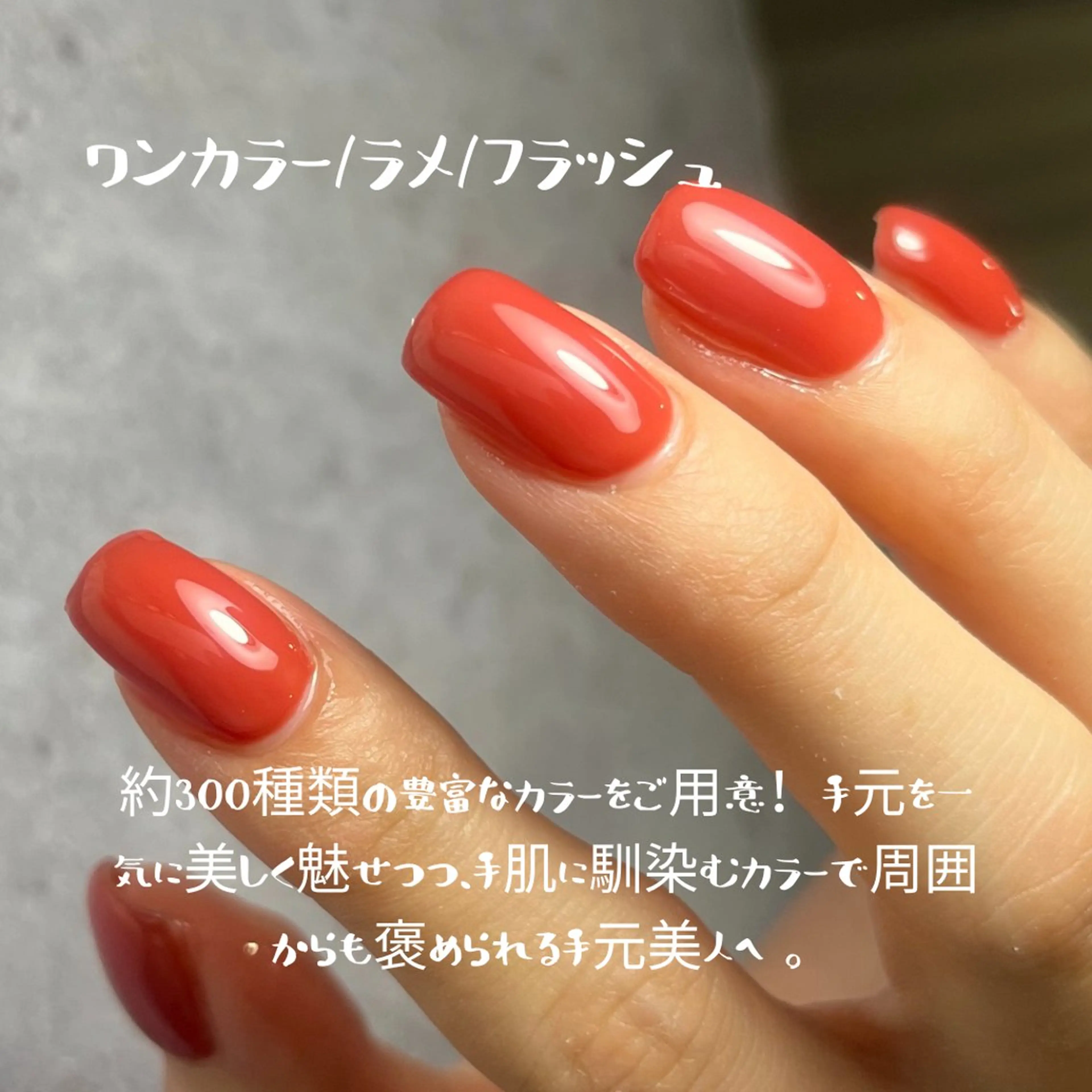 【ワンカラー/グラデーション】オフ込み+ケア込の写真