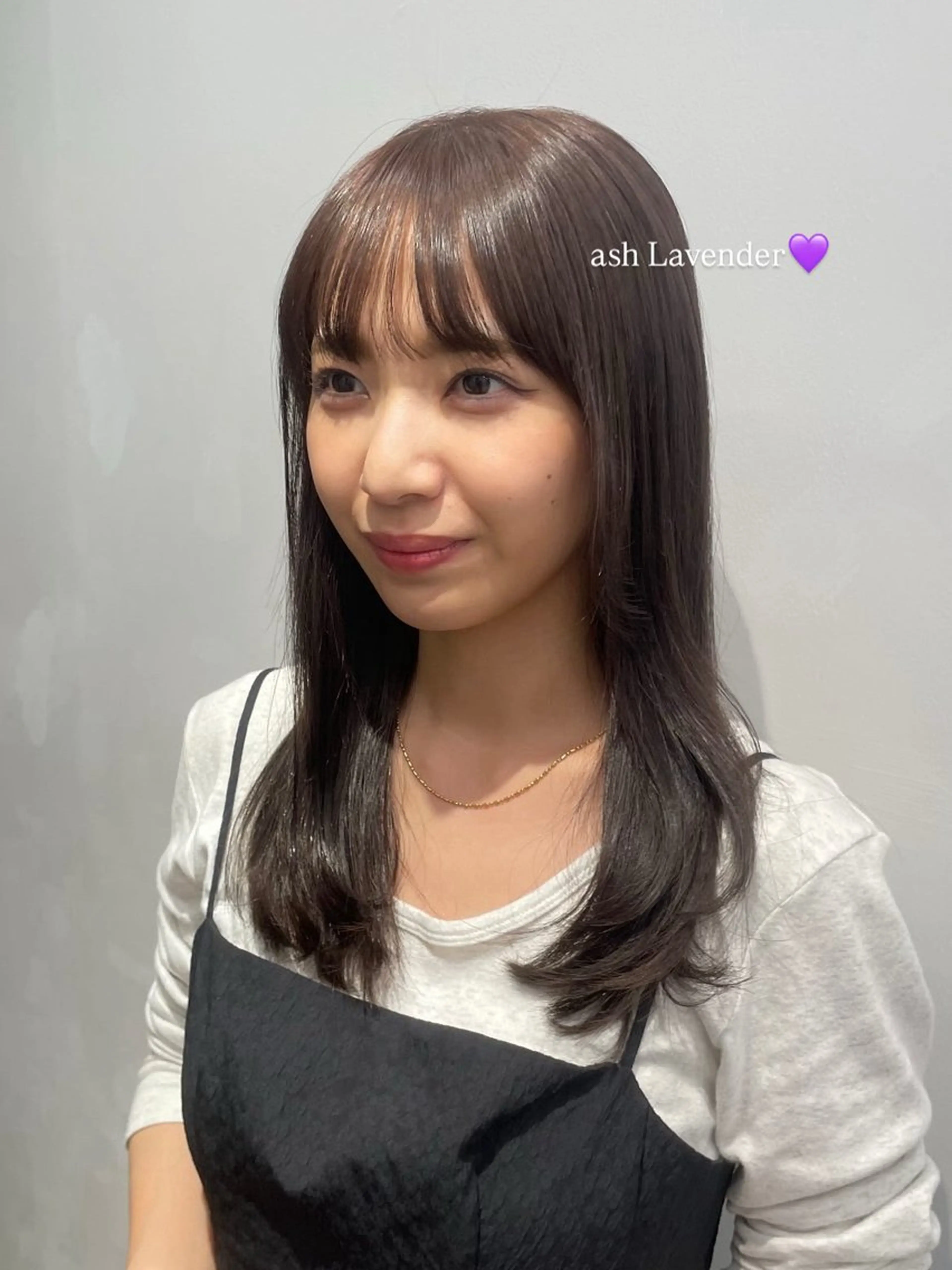 ミディアム カラー ヘアカラー lomalia suwaのヘアスタイル