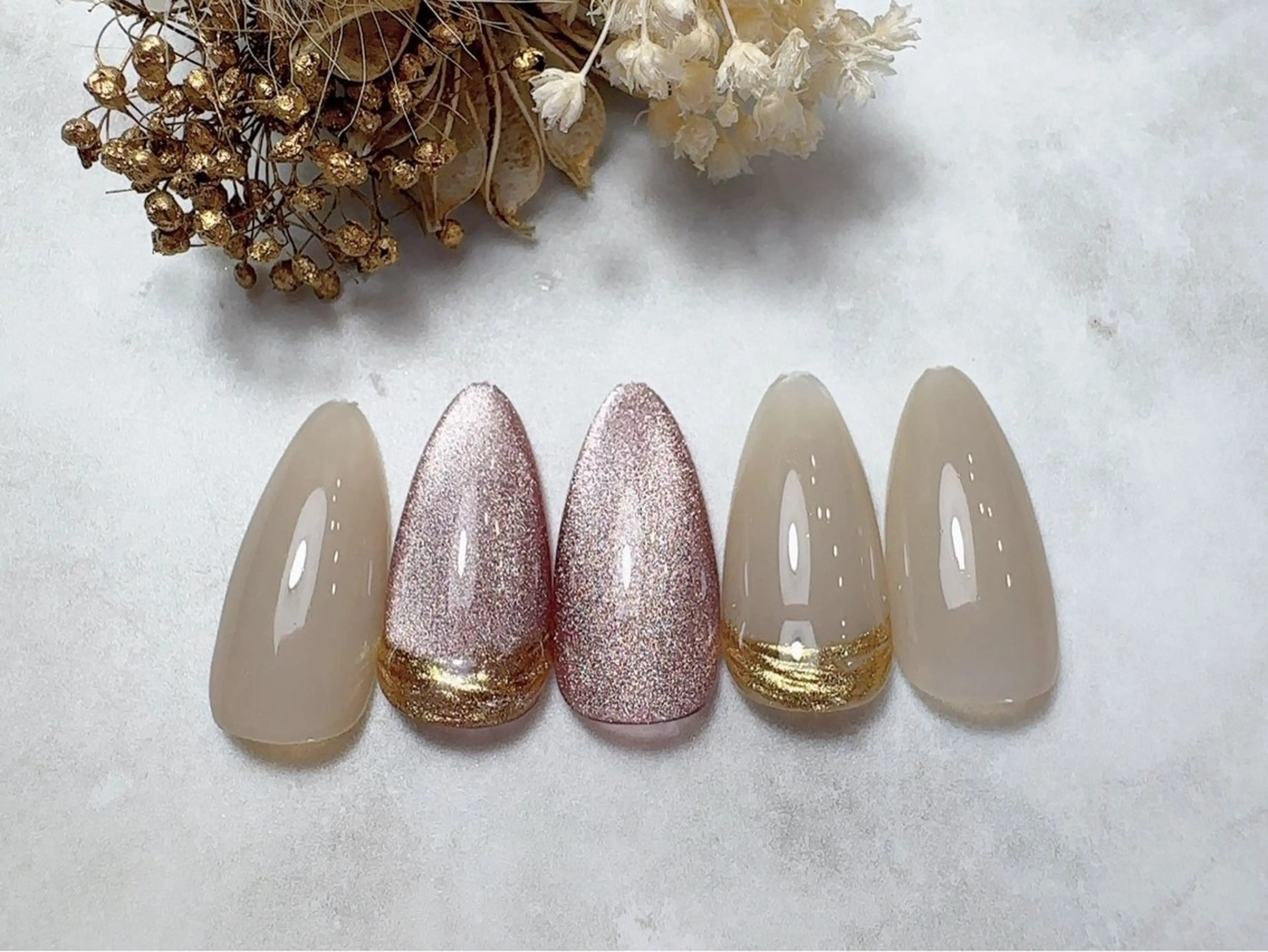 ネイル オフィスネイル シンプルネイル 【パラジェル・フィルイン】Nailsalon　Merci東中野所属・Merci shigaのネイルデザイン