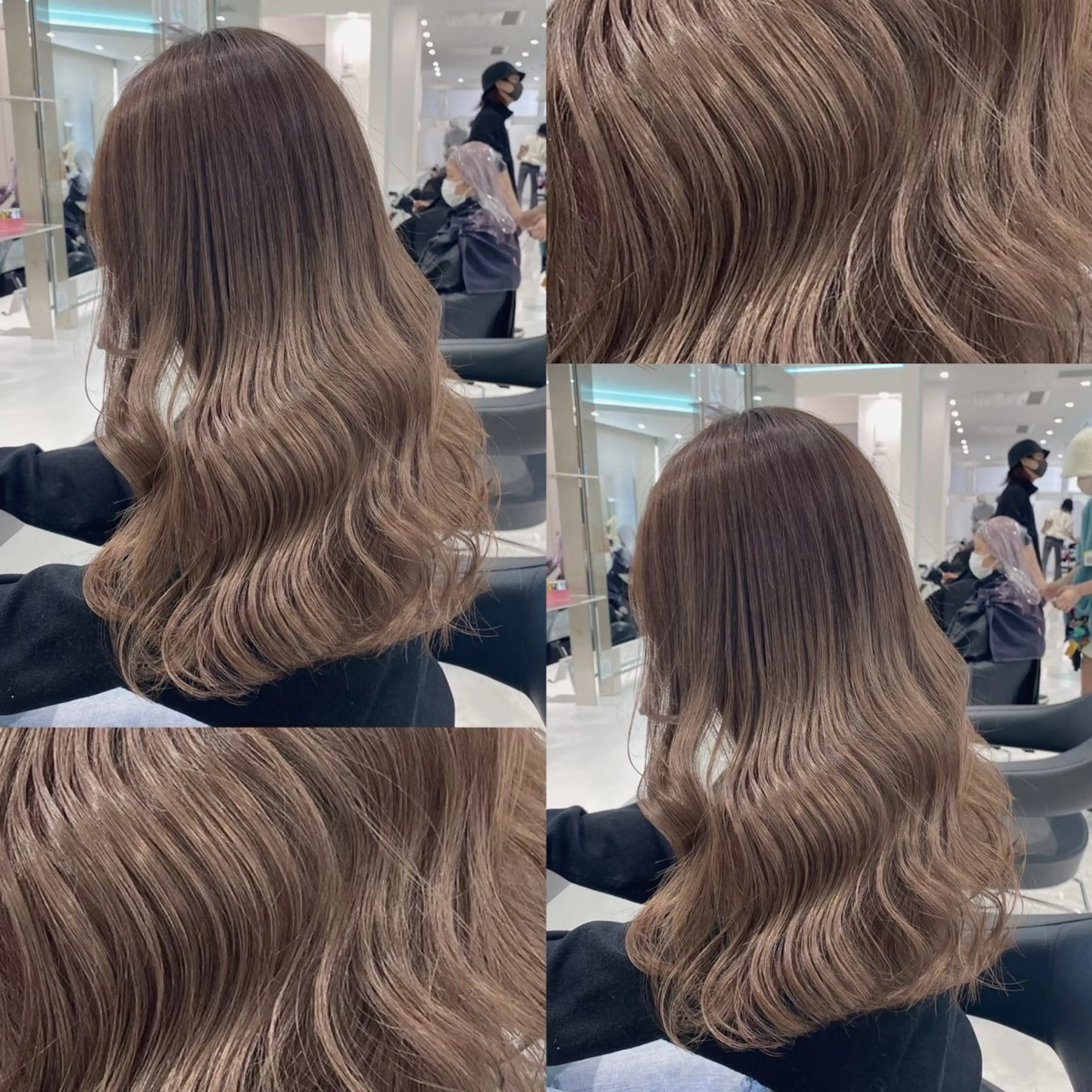 ロング カラー ヘアカラー トリートメント 艶髪グレージュ特化/ CHIKARAのヘアスタイル