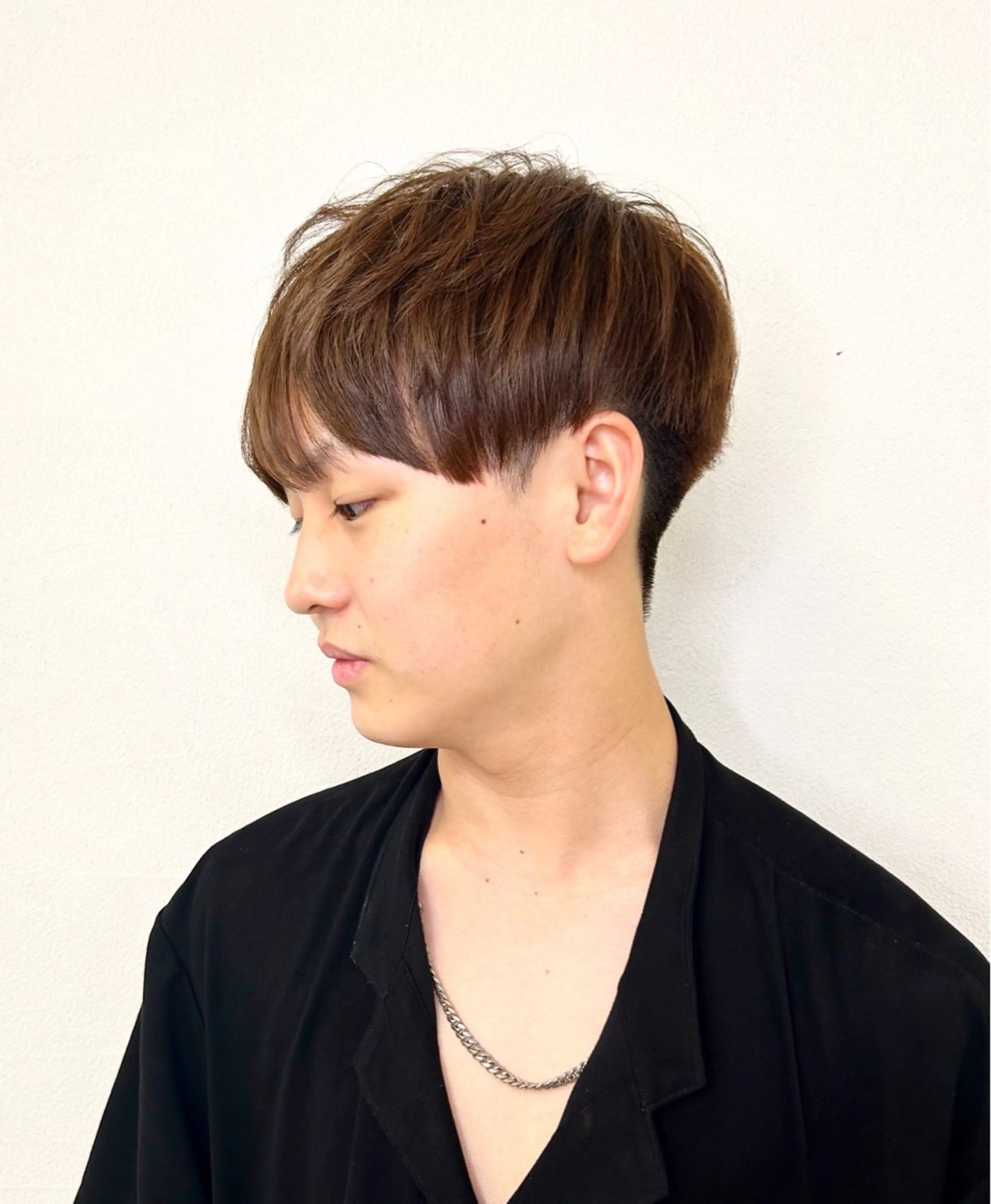 ミディアム メンズ カット ヘアカラー トリートメント 🌿艶髪透明感 佐藤遥🌿のヘアスタイル