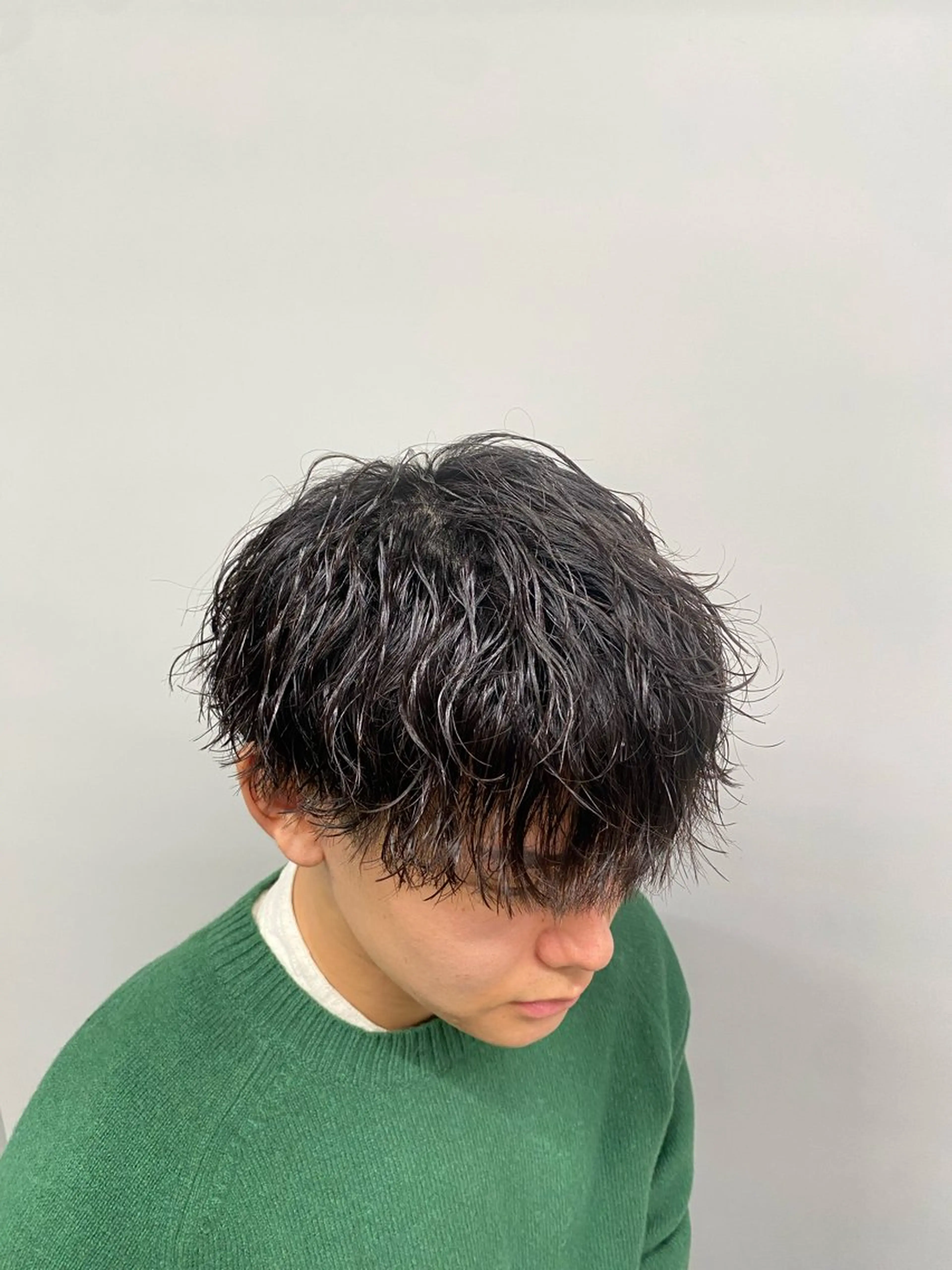 パーマ メンズ カット パーマ 立川メンズパーマ職人 小泉文人のヘアスタイル
