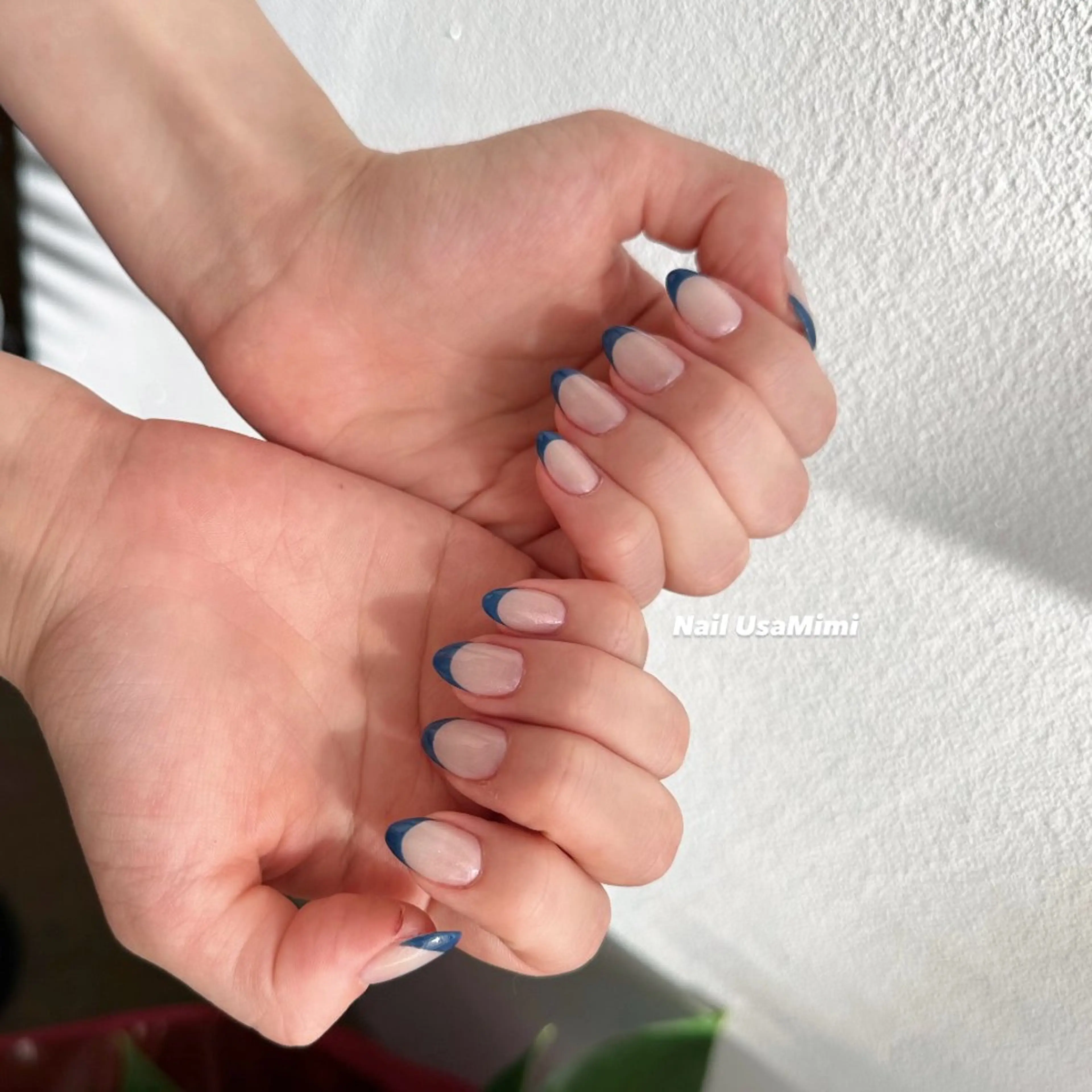 【ハンド】オフありフレンチ(ベースカラーあり)の写真