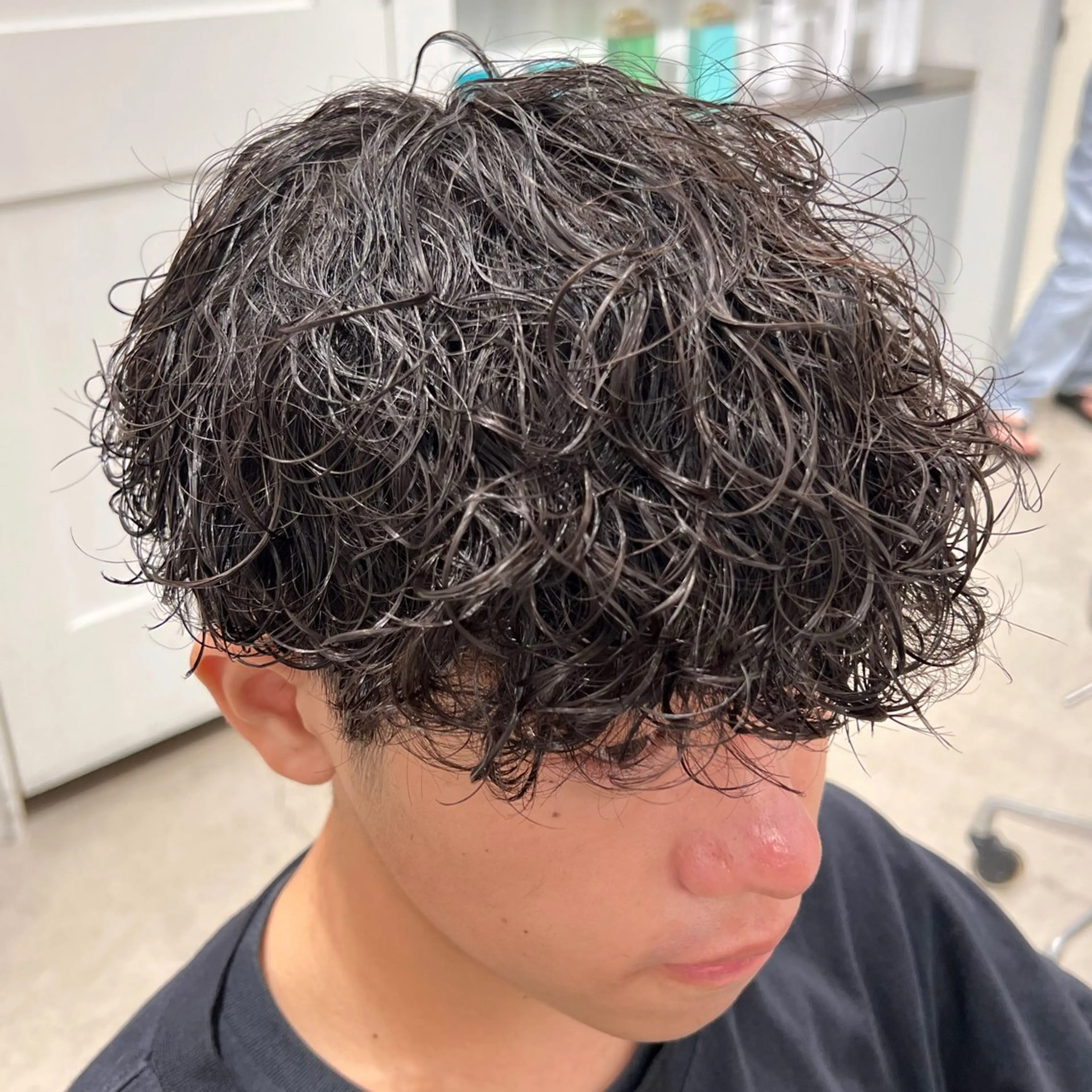 ショート パーマ メンズ カット パーマ 楽斗/メンズパーマ /シャドウパーマのヘアスタイル