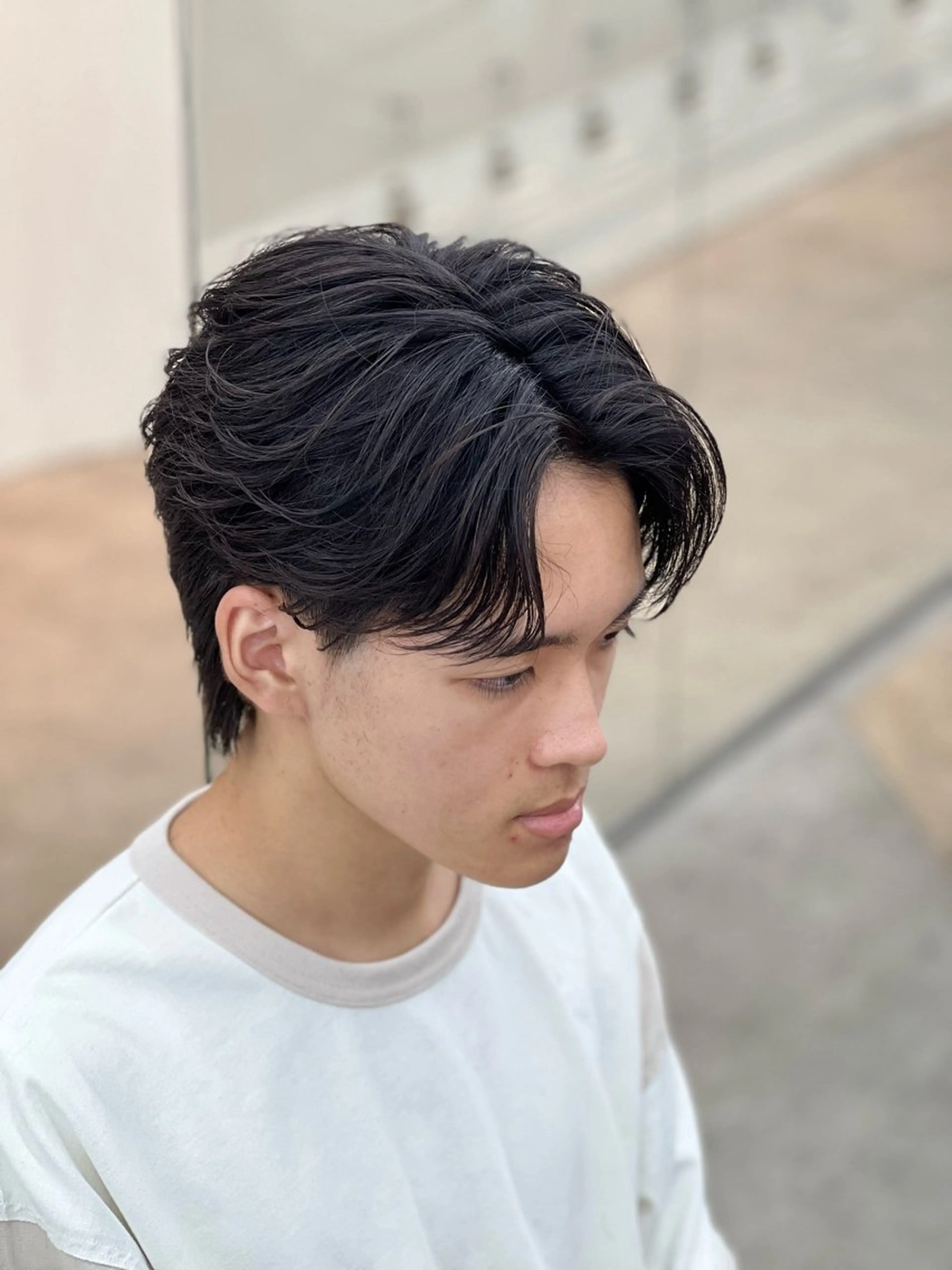 💫ミニモ限定価格💫　　　　　　　　　　　　　　　　　カット＋フェザーパーマ🪶の写真