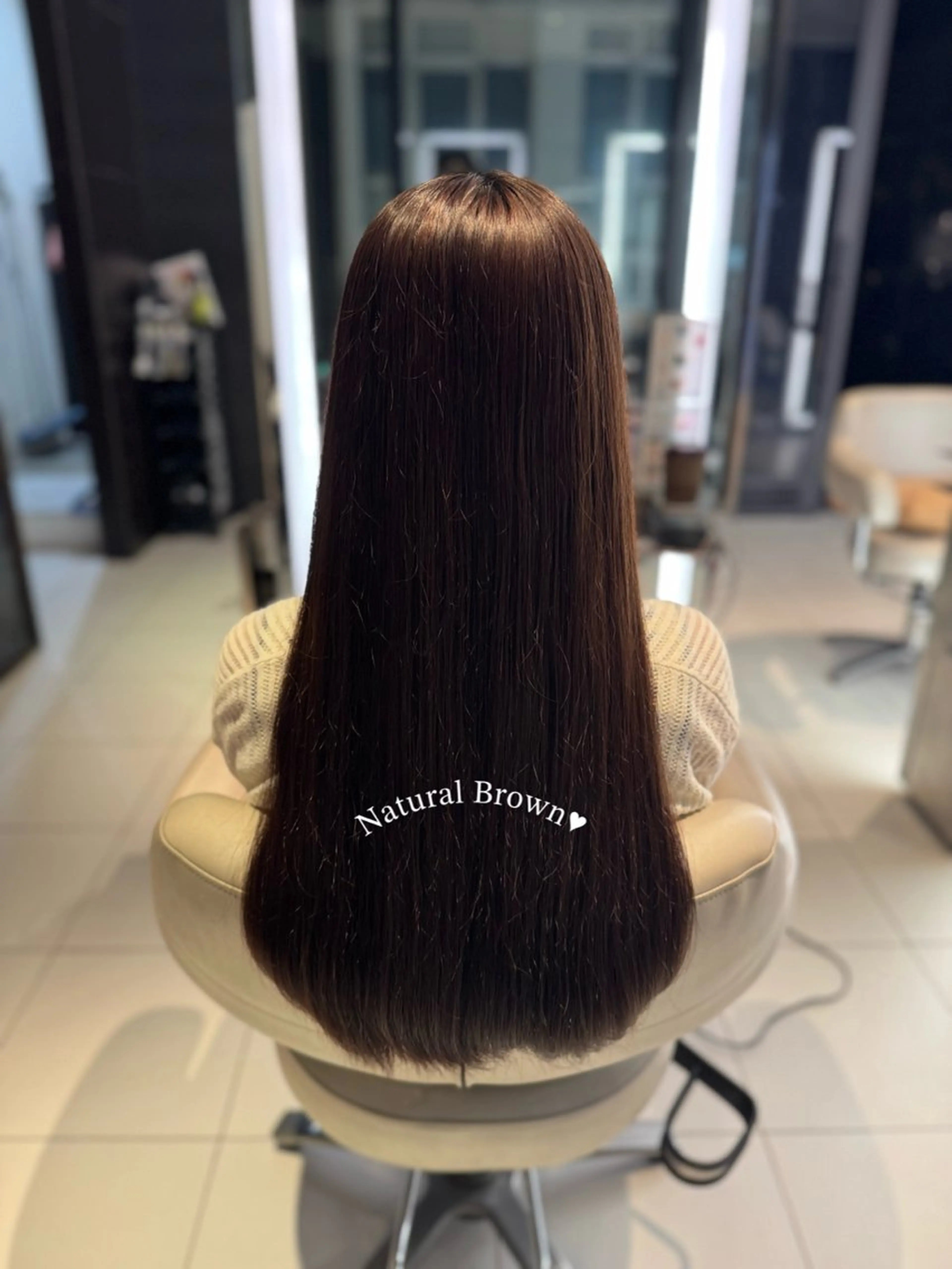 ロング カラー ヘアカラー トリートメント luludi by APHRODITE 銀座所属・🤍うる艶カラー🤍 たむら みなみ 銀座のヘアスタイル