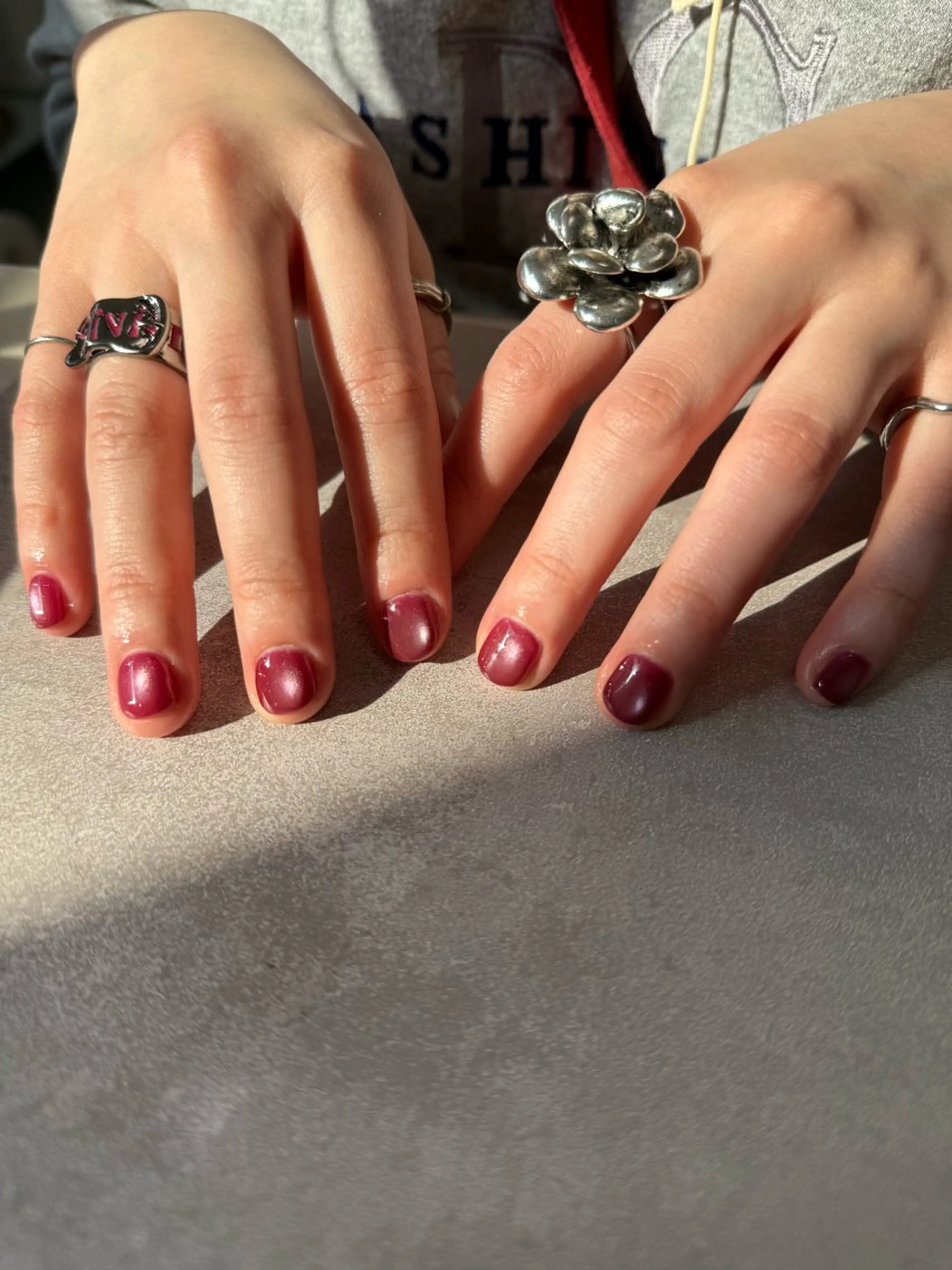 ネイル ジェルネイル マグネットネイル 春ネイル nailroom amyのネイルデザイン