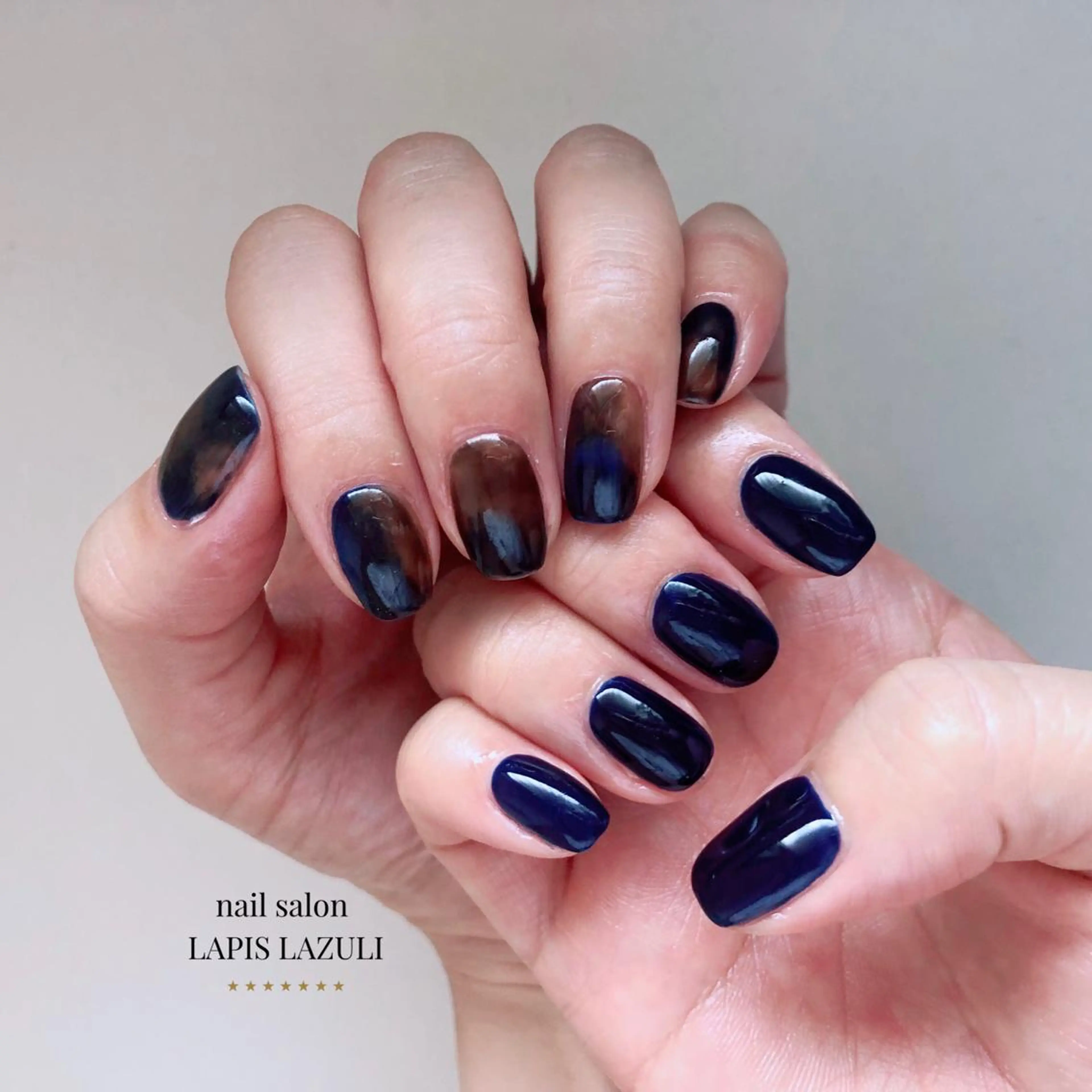 ネイル ジェルネイル マットネイル ミラーネイル ニュアンスネイル オフィスネイル ハンドネイル nail salon ラピスラズリのネイルデザイン