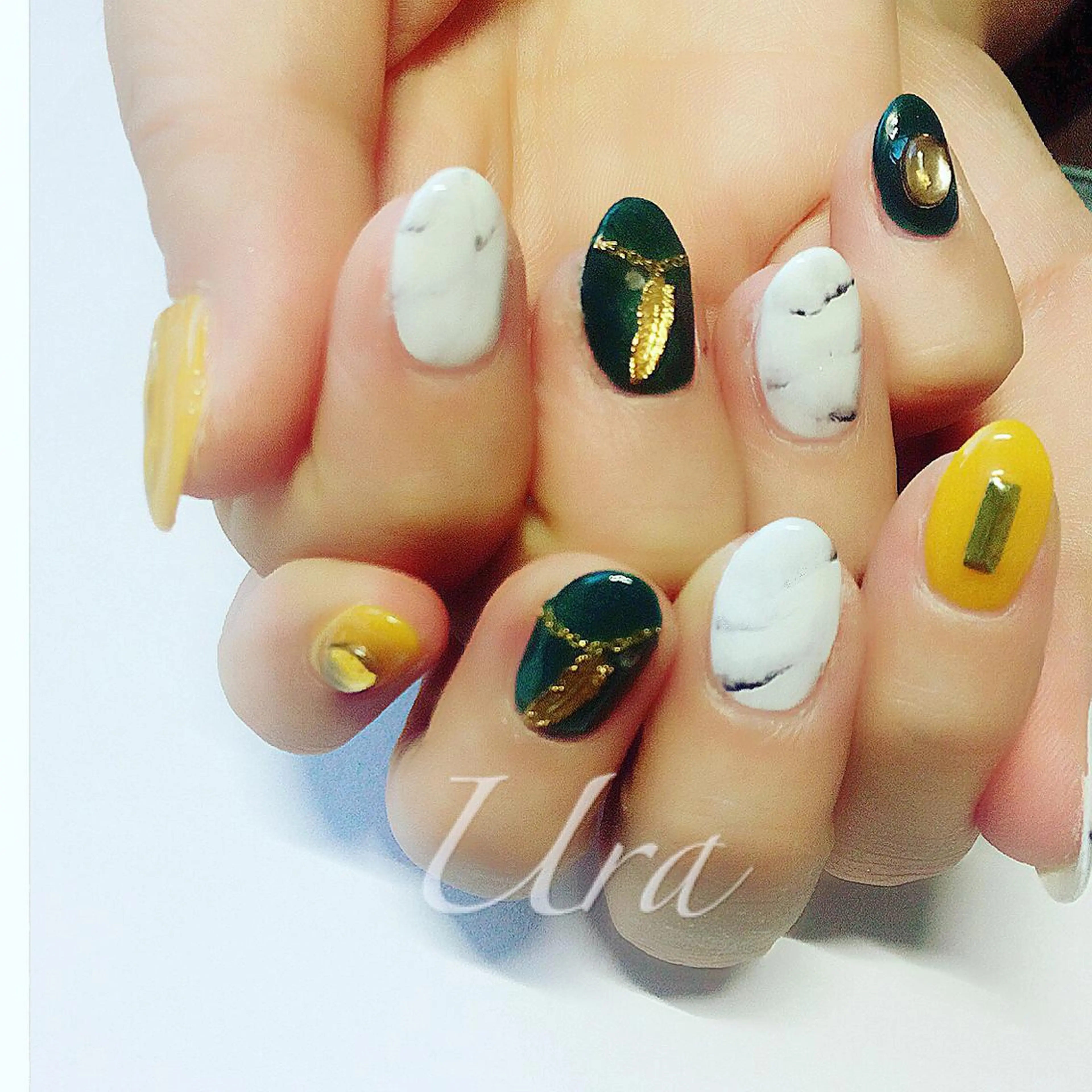 ネイル 大理石ネイル(マーブル) UrakoNail 《nail》のネイルデザイン