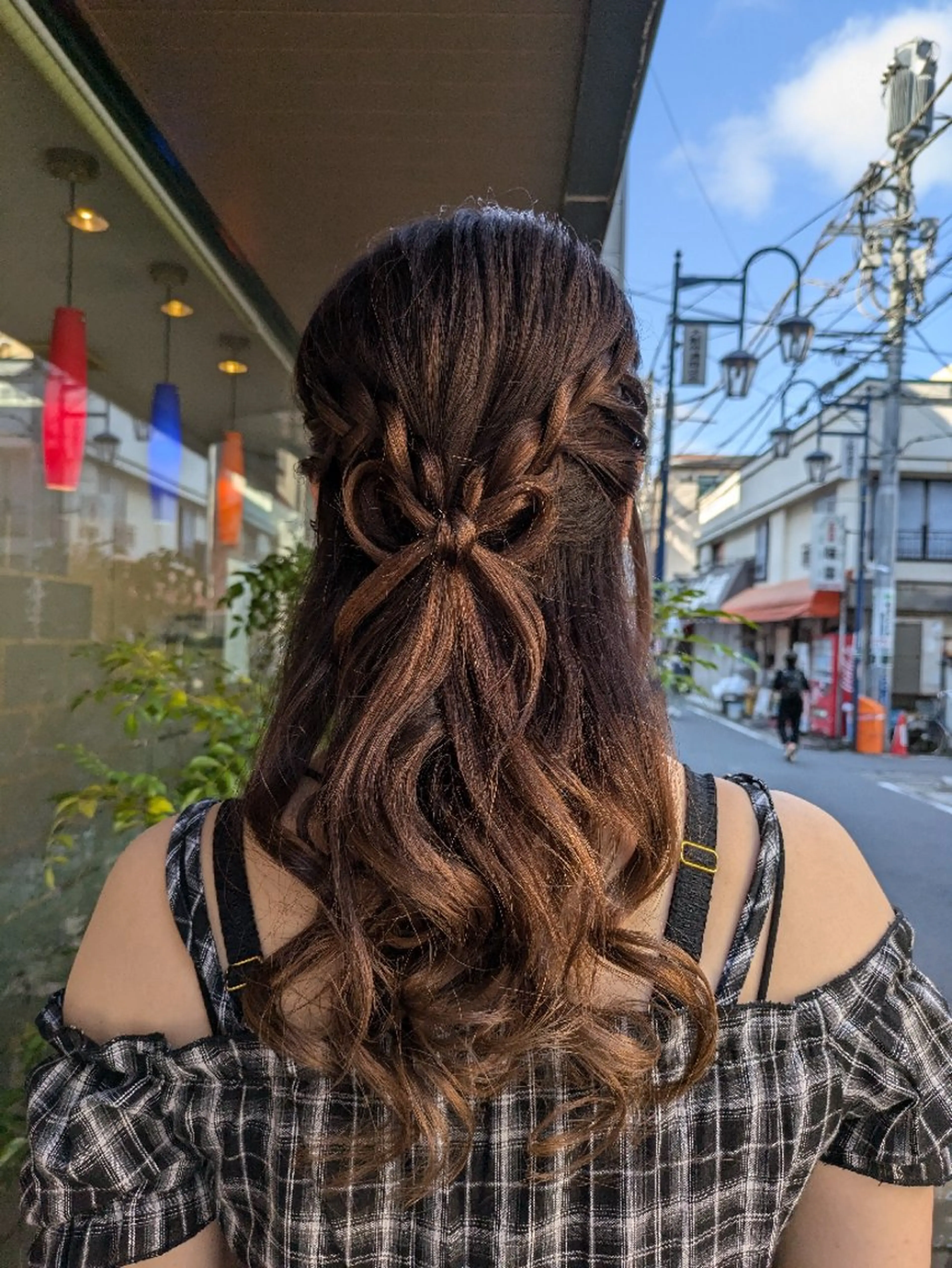 ヘアアレンジ ハーフアップ 片本 美由紀のヘアスタイル