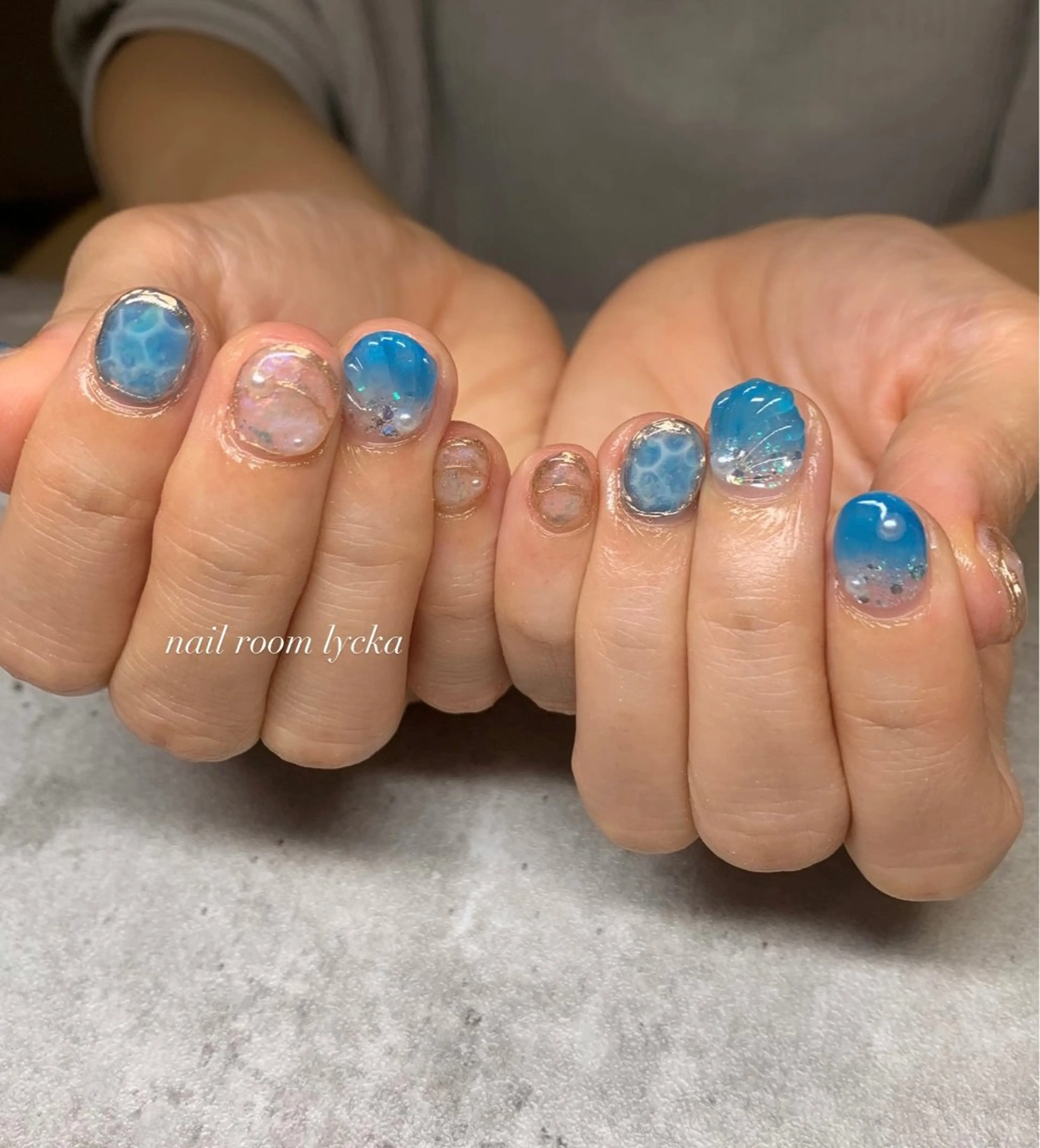 ネイル ﾈｲﾙﾙｰﾑﾘｯｶ 𝐦𝐚𝐲𝐮のネイルデザイン