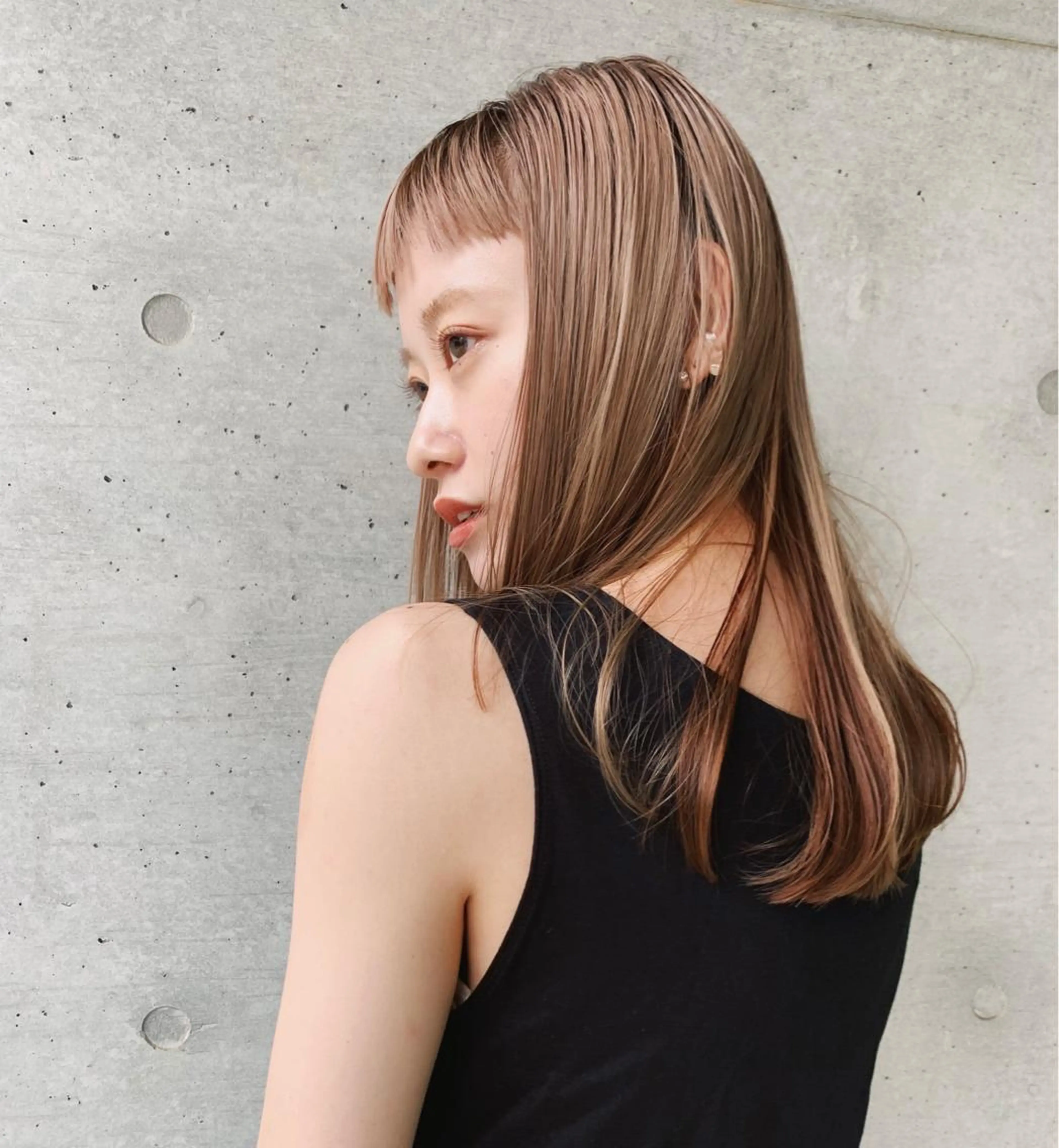 ロング ヘアカラー トリートメント ヘッドスパ ヘアセット 柔らか透け感カラー 🌿ムロヤリョウスケのヘアスタイル