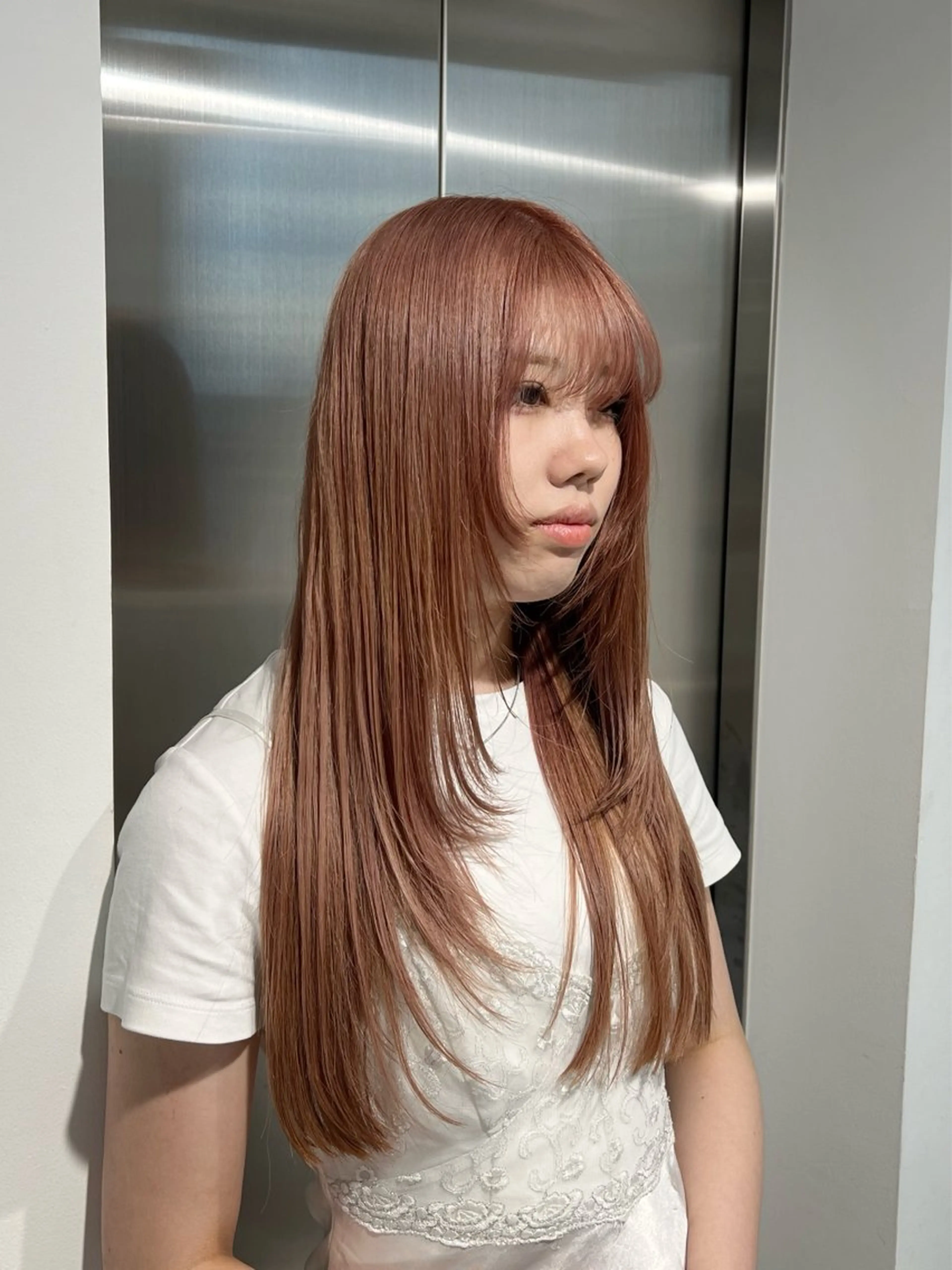 ロング カラー カット ヘアカラー トリートメント ブリーチなし 透明感🔅KANTAのヘアスタイル