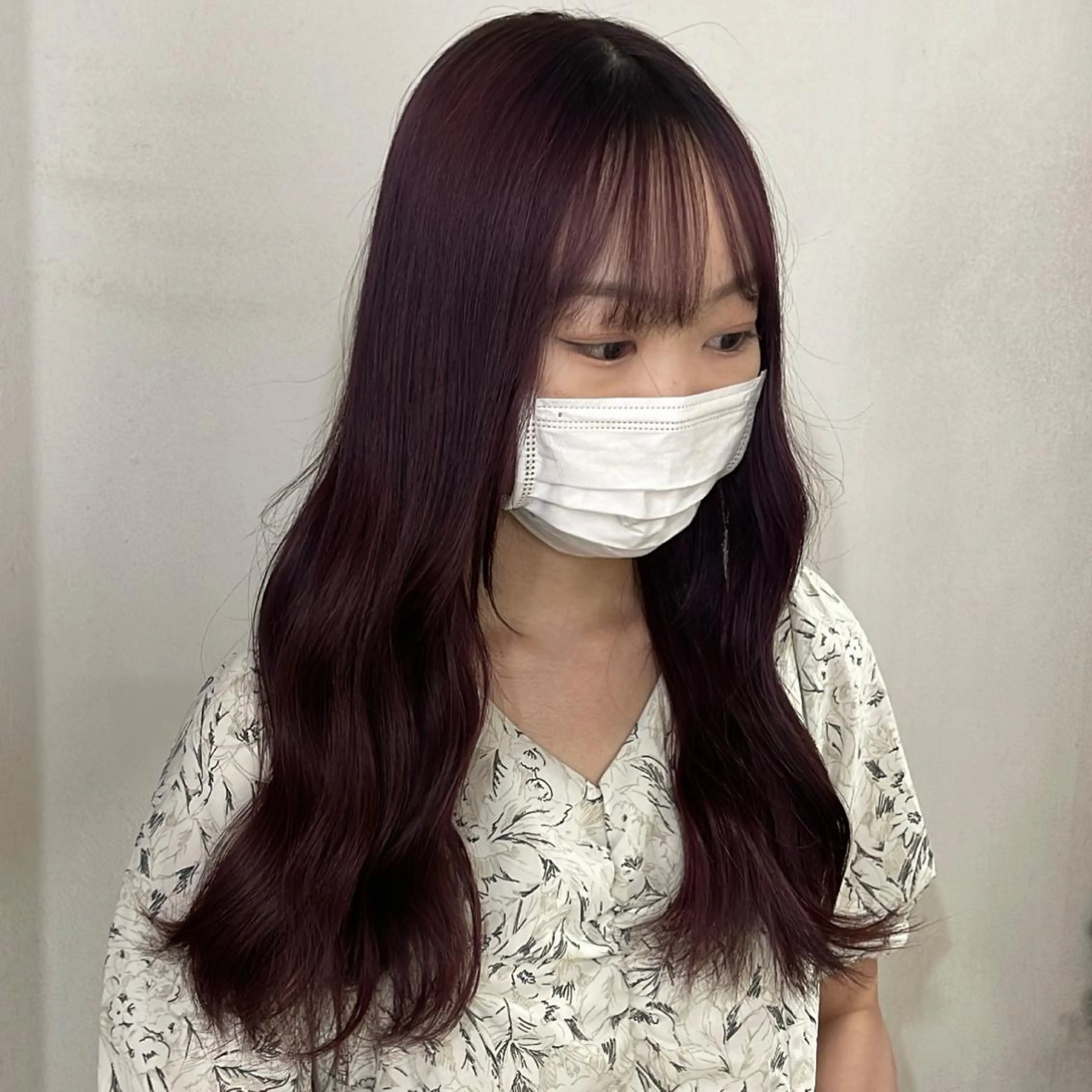 ロング ヘアカラー トリートメント ナカヤマナナエ ♡のヘアスタイル