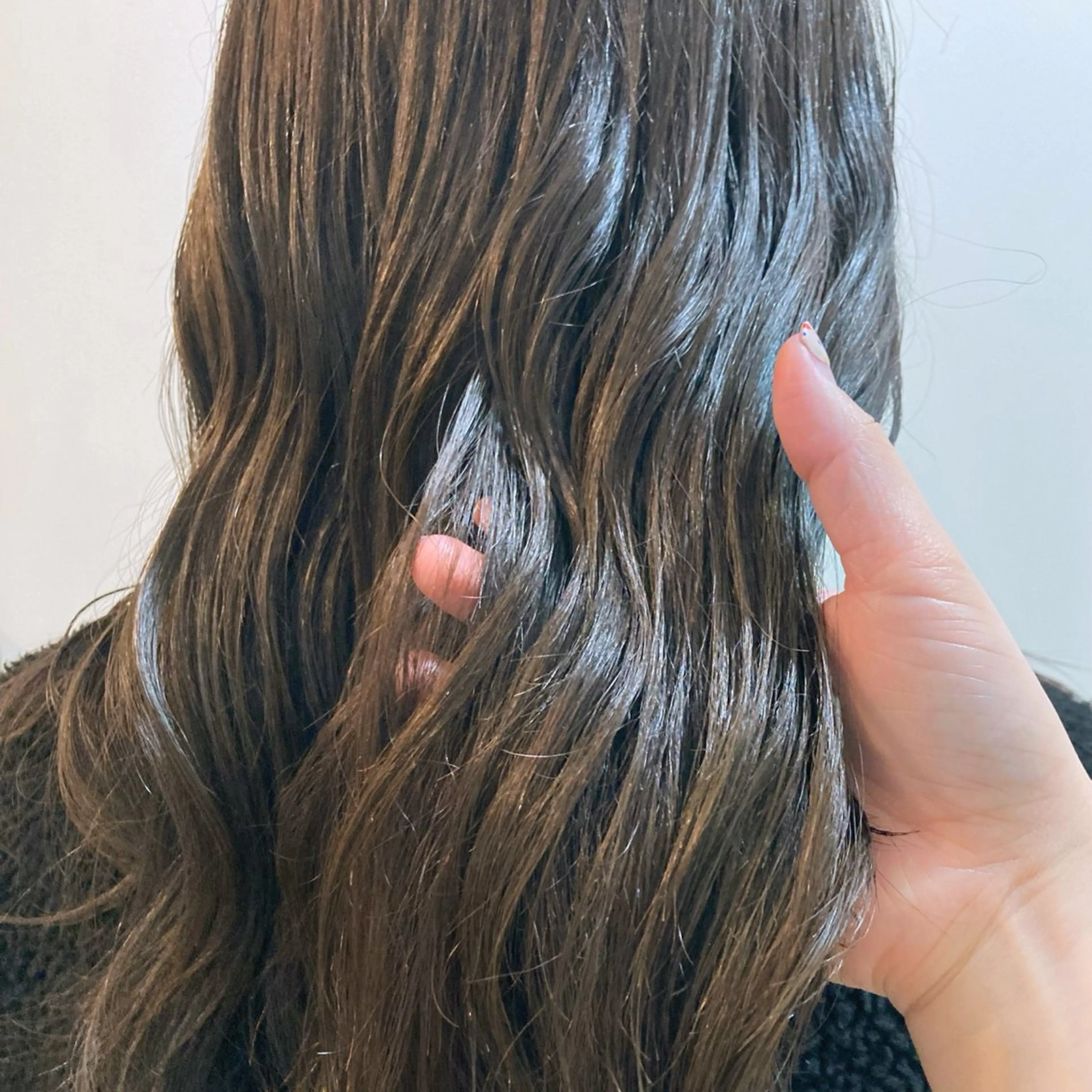 ミディアム カラー パーマ ヘアアレンジ くびれボブ/艶カラー /髪質改善🌷喜美花のヘアスタイル
