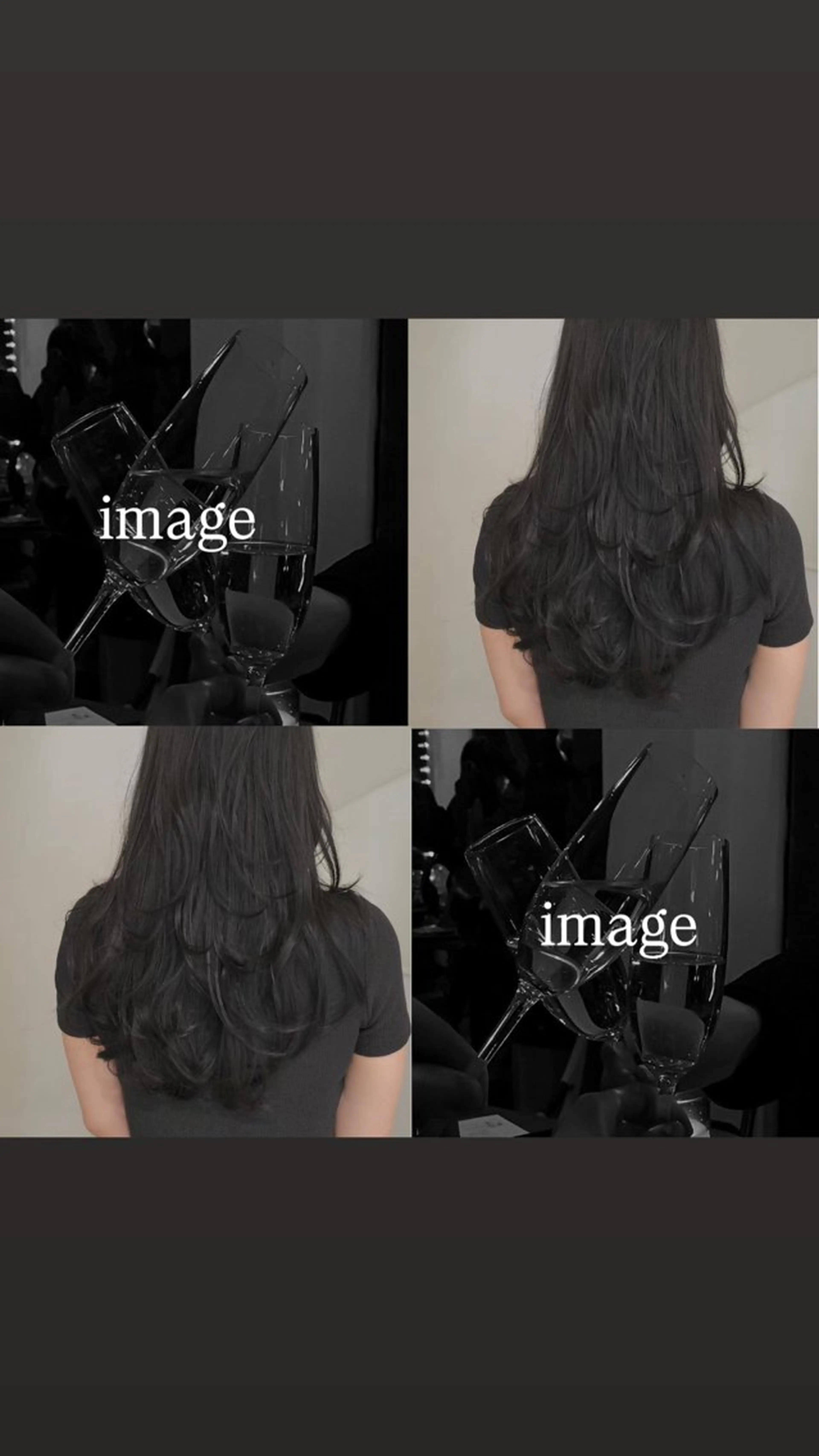 ロング ヘアカラー トリートメント 艶感カラー/ senri.のヘアスタイル