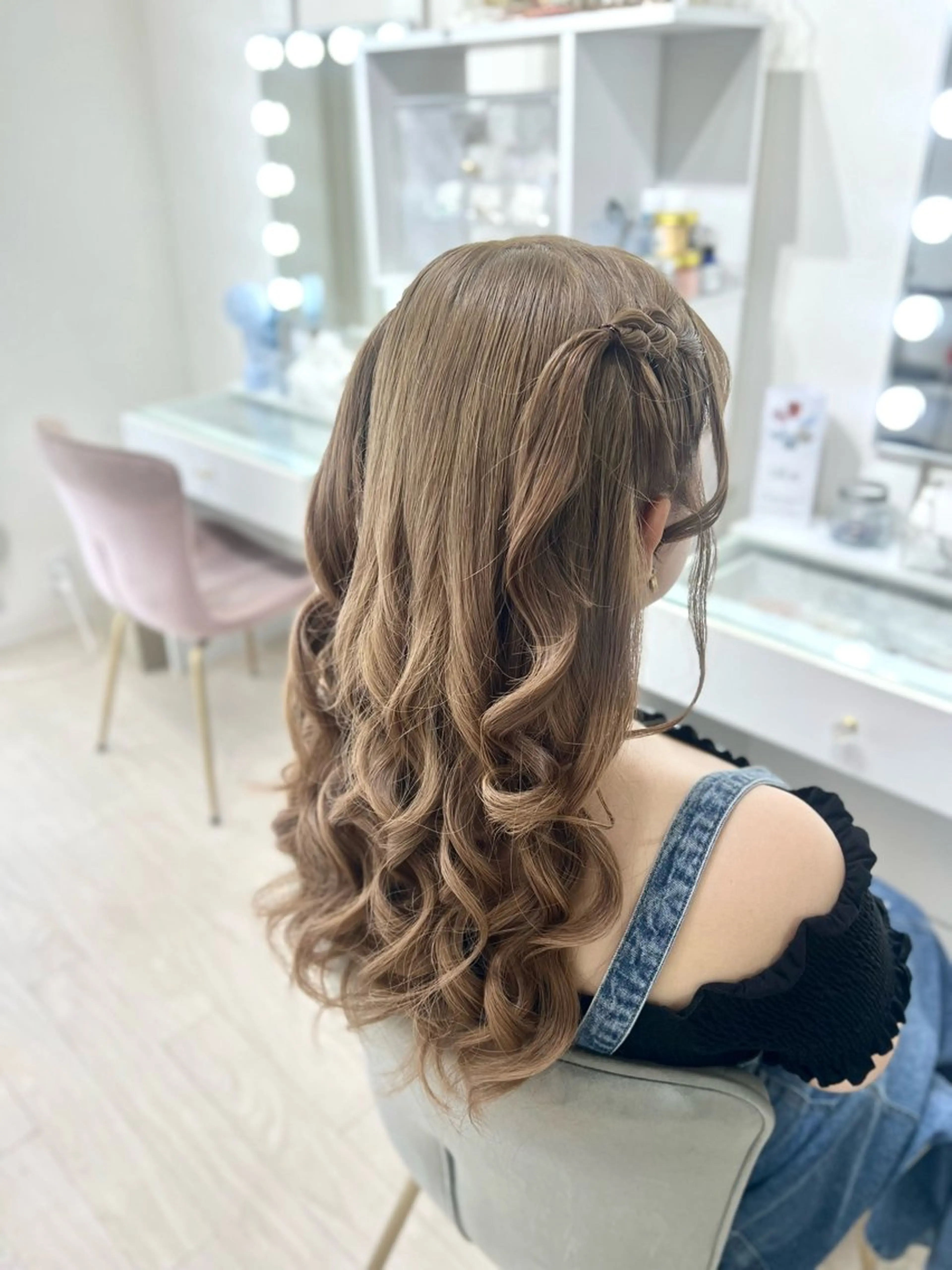 ロング ヘアセット ヘアセット/メイク 佐野 妃都美のヘアスタイル