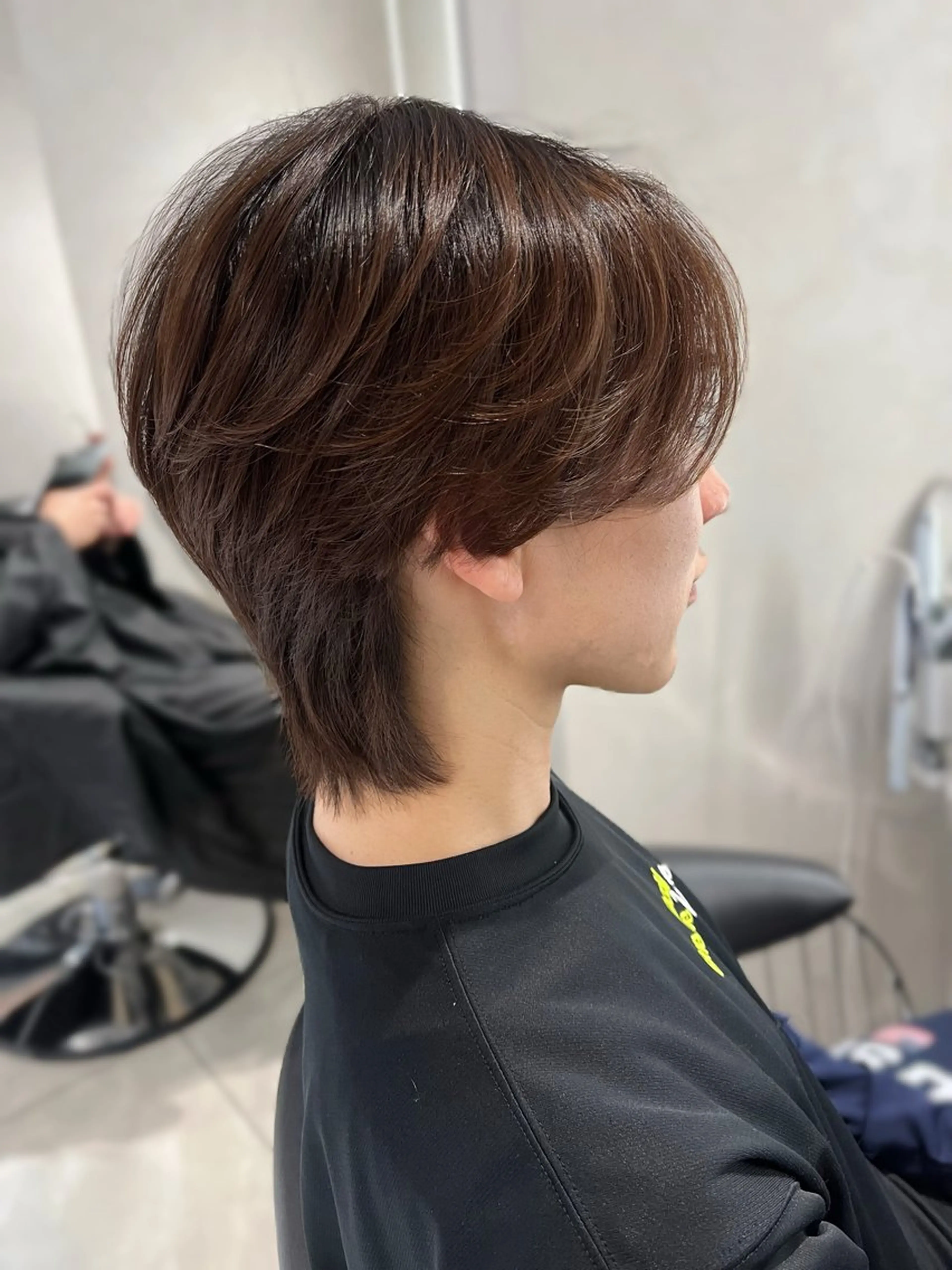 メンズ カット 韓国メンズ特化 ダウン・毛流れパーマのヘアスタイル