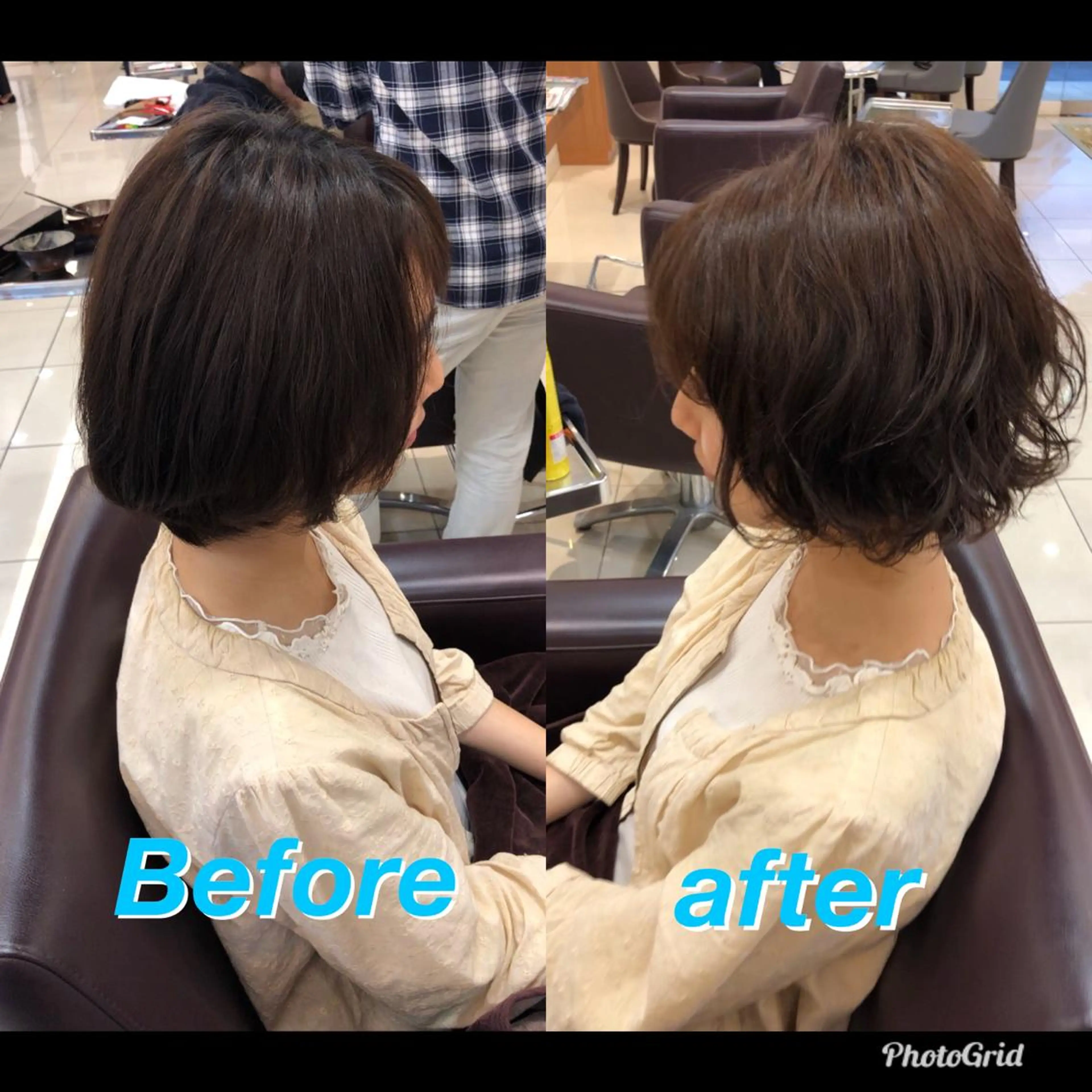 ショート パーマ ディレクター ノナカのヘアスタイル