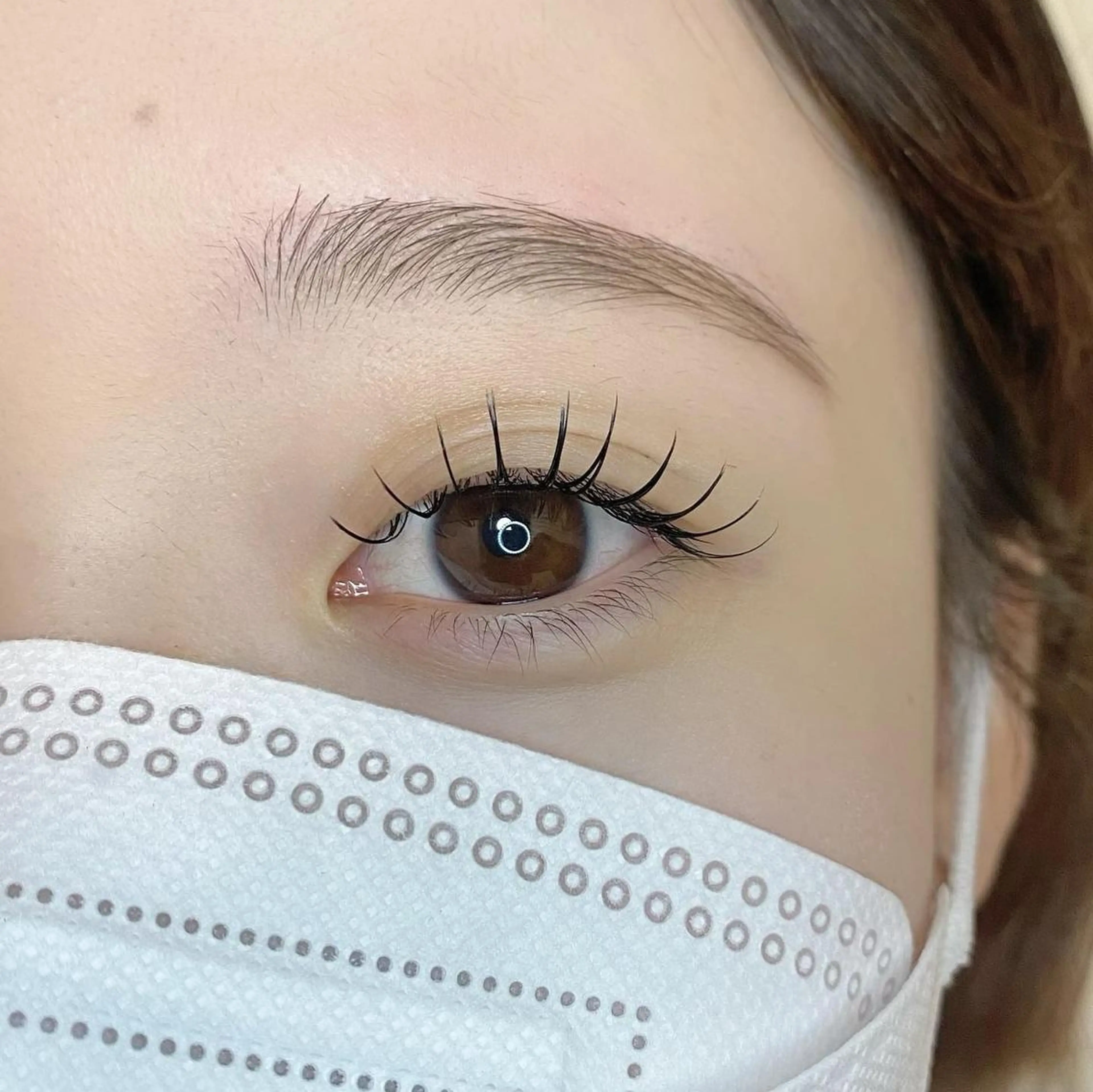 マツエク・マツパ フラットラッシュ パリジェンヌラッシュリフト まつげパーマ 一重×まつ毛パーマ ボリュームラッシュ ANELA福島店所属・ANELA福島店 SATOのマツエク・マツパデザイン