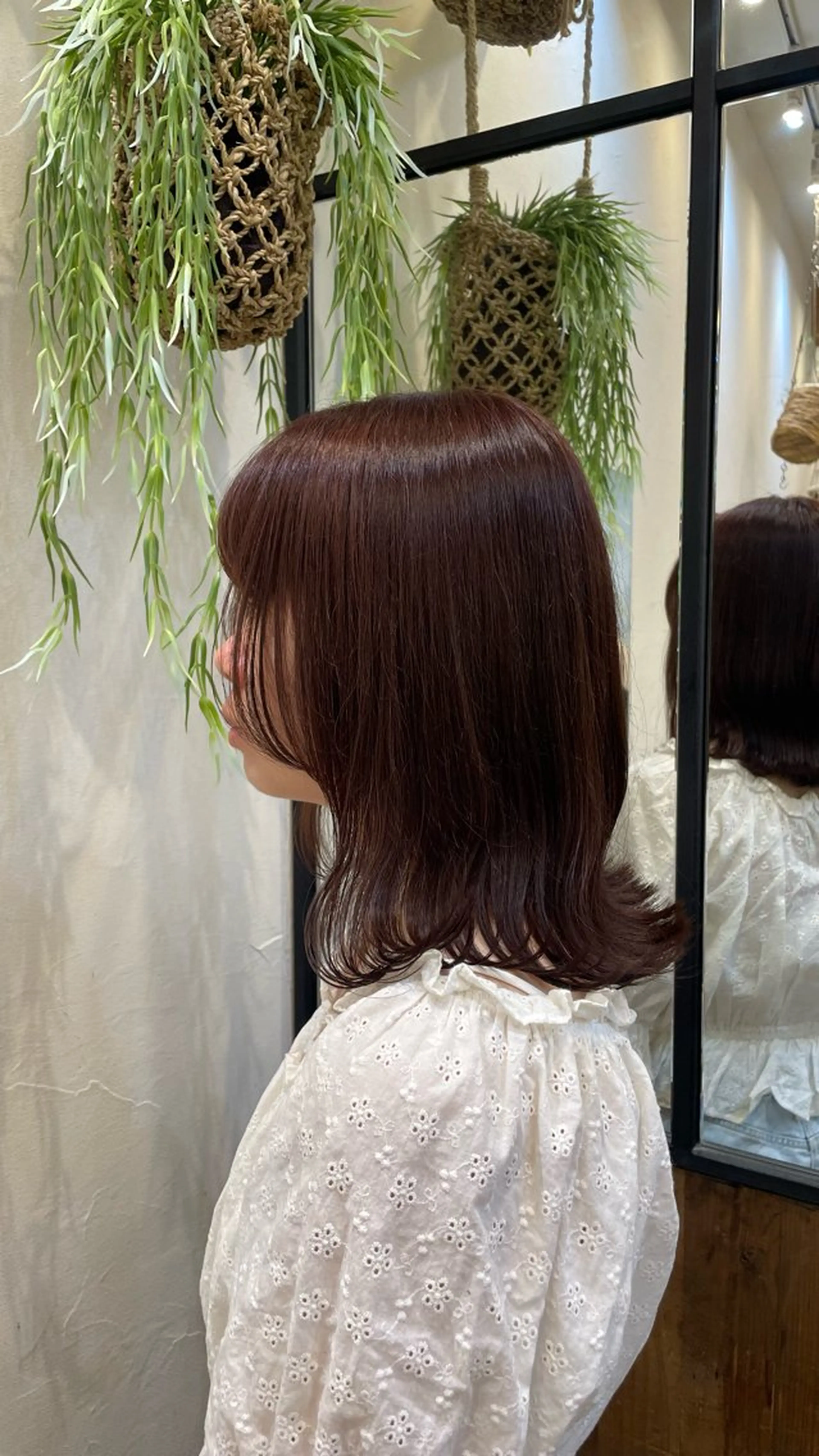 ミディアム ヘアカラー トリートメント ayane / デジタルパーマ/艶髪のヘアスタイル