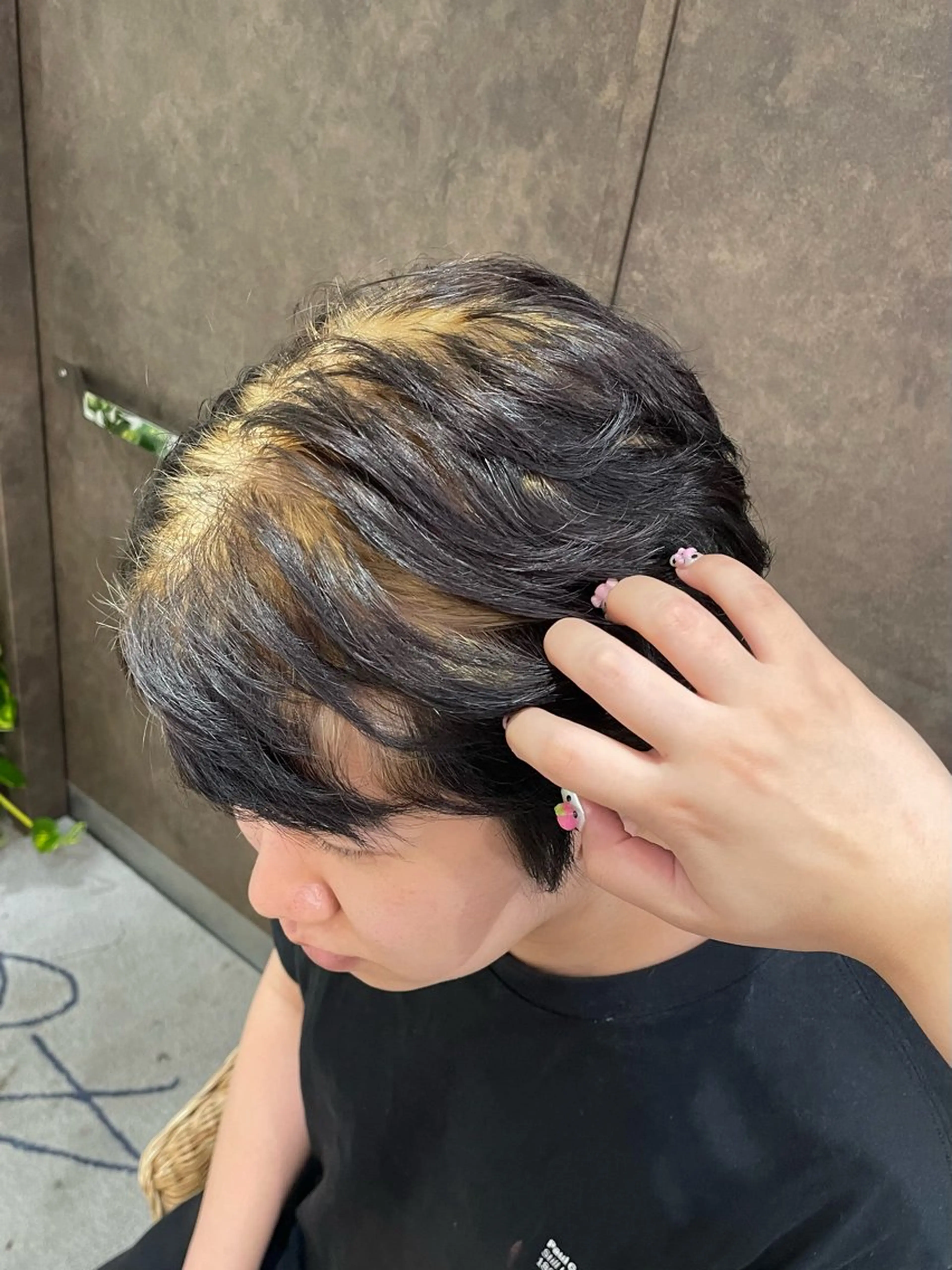 カラー メンズ ヘアカラー Mizuki/府中/ 艶感ハイトーン🌟のヘアスタイル