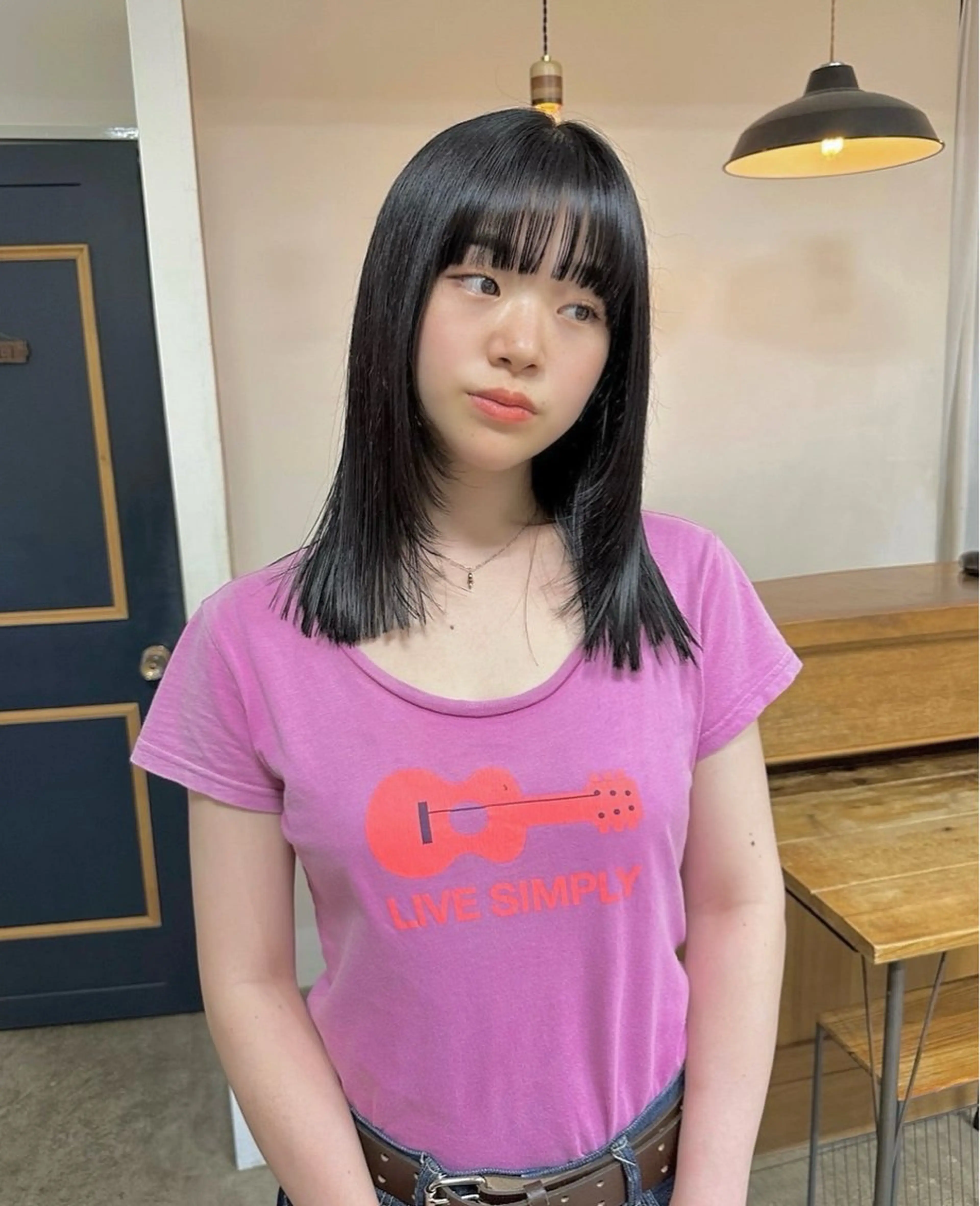 ミディアム ヘアカラー NAGISA 🎀カットモデル🎀のヘアスタイル