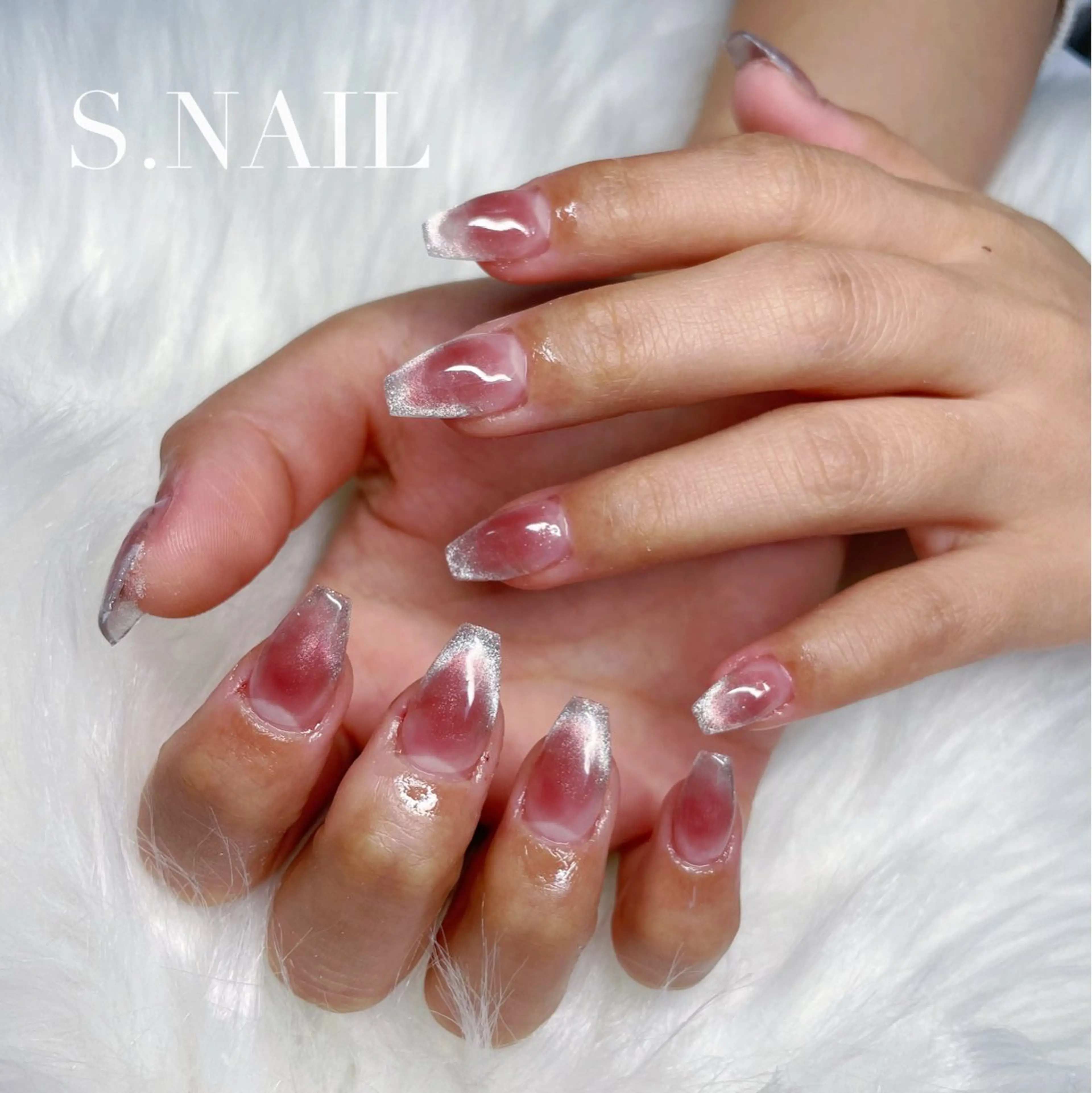ネイル チークネイル ハンドネイル S♡NAIL所属・S.NAIL Suuのネイルデザイン