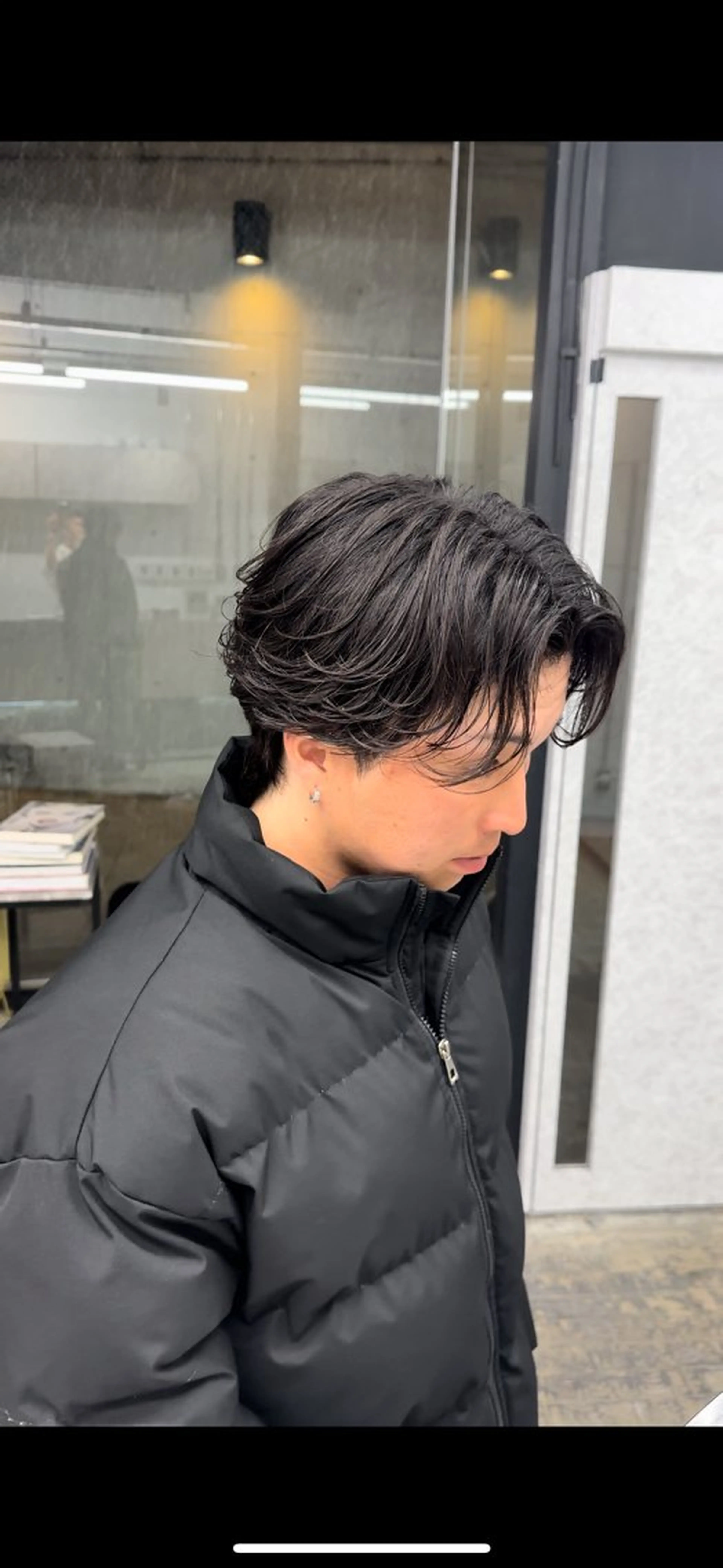 メンズ センターパート 【pia】 江田岳斗のヘアスタイル