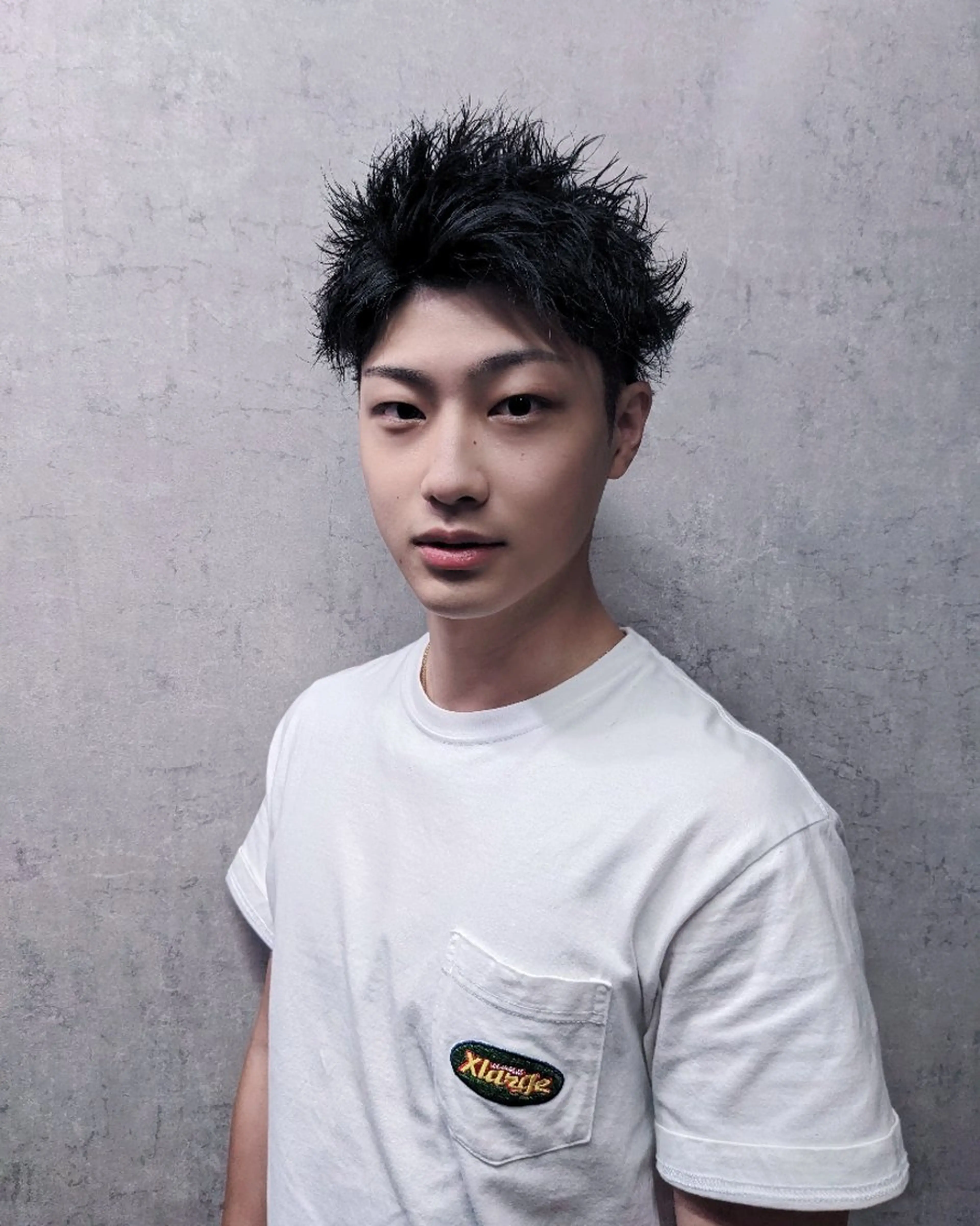 メンズ アップバング カット ふつうの美容師🐕 永山昂のヘアスタイル