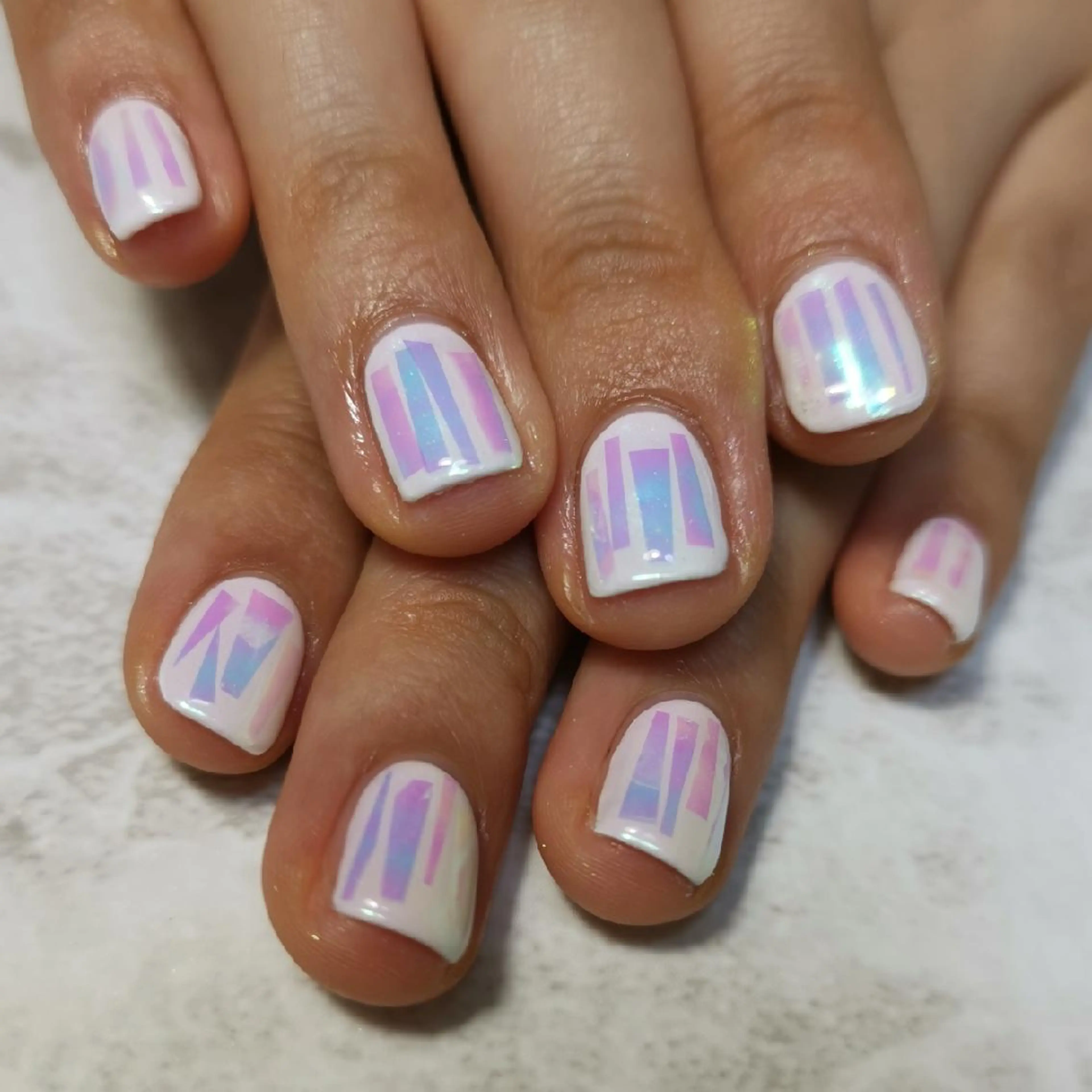 ネイル オーロラネイル ハンドネイル reve あやののネイルデザイン