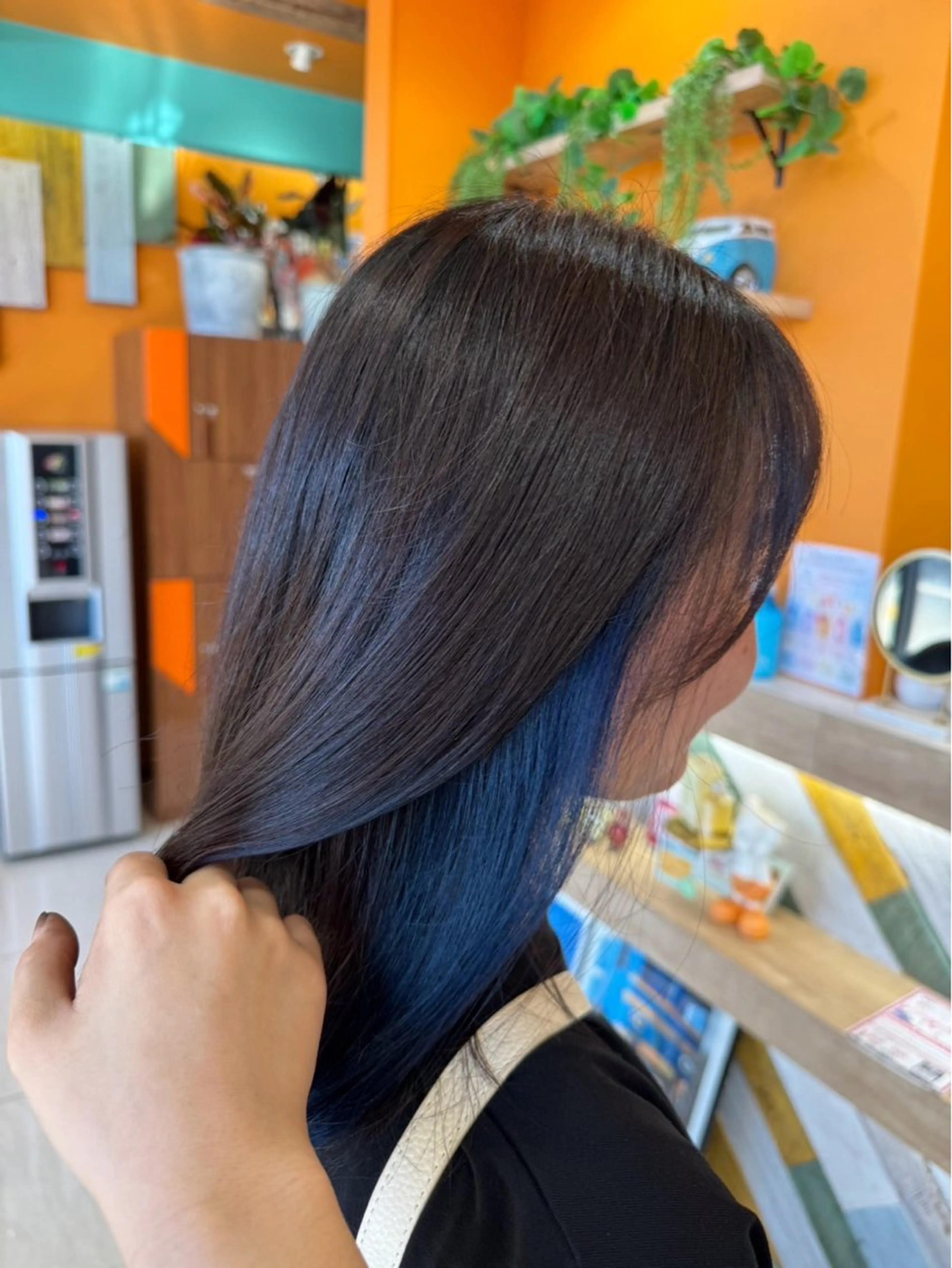 ミディアム ヘアカラー カジタ ナミのヘアスタイル