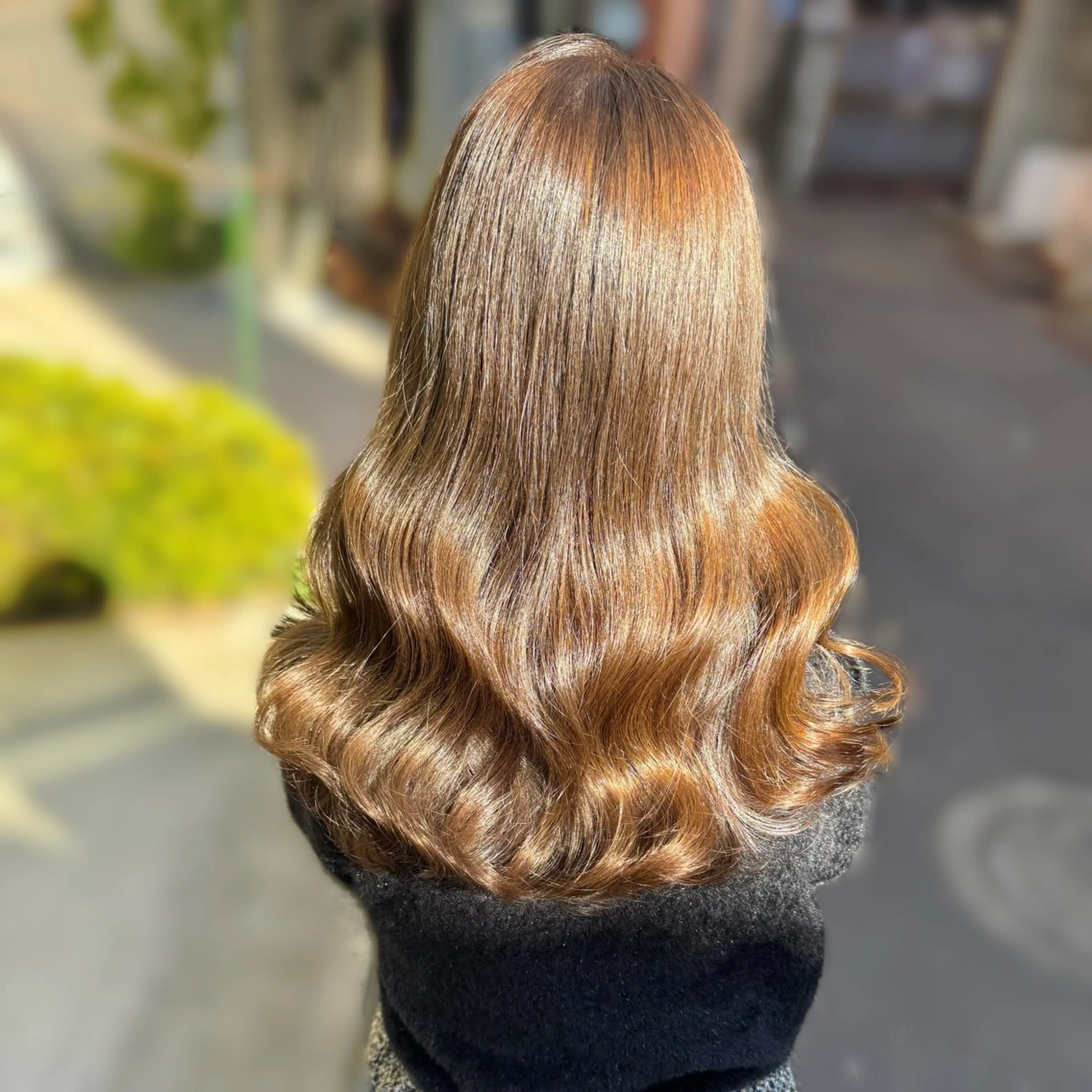 ロング カラー ヘアカラー トリートメント kana ブリーチなしカラー✨のヘアスタイル
