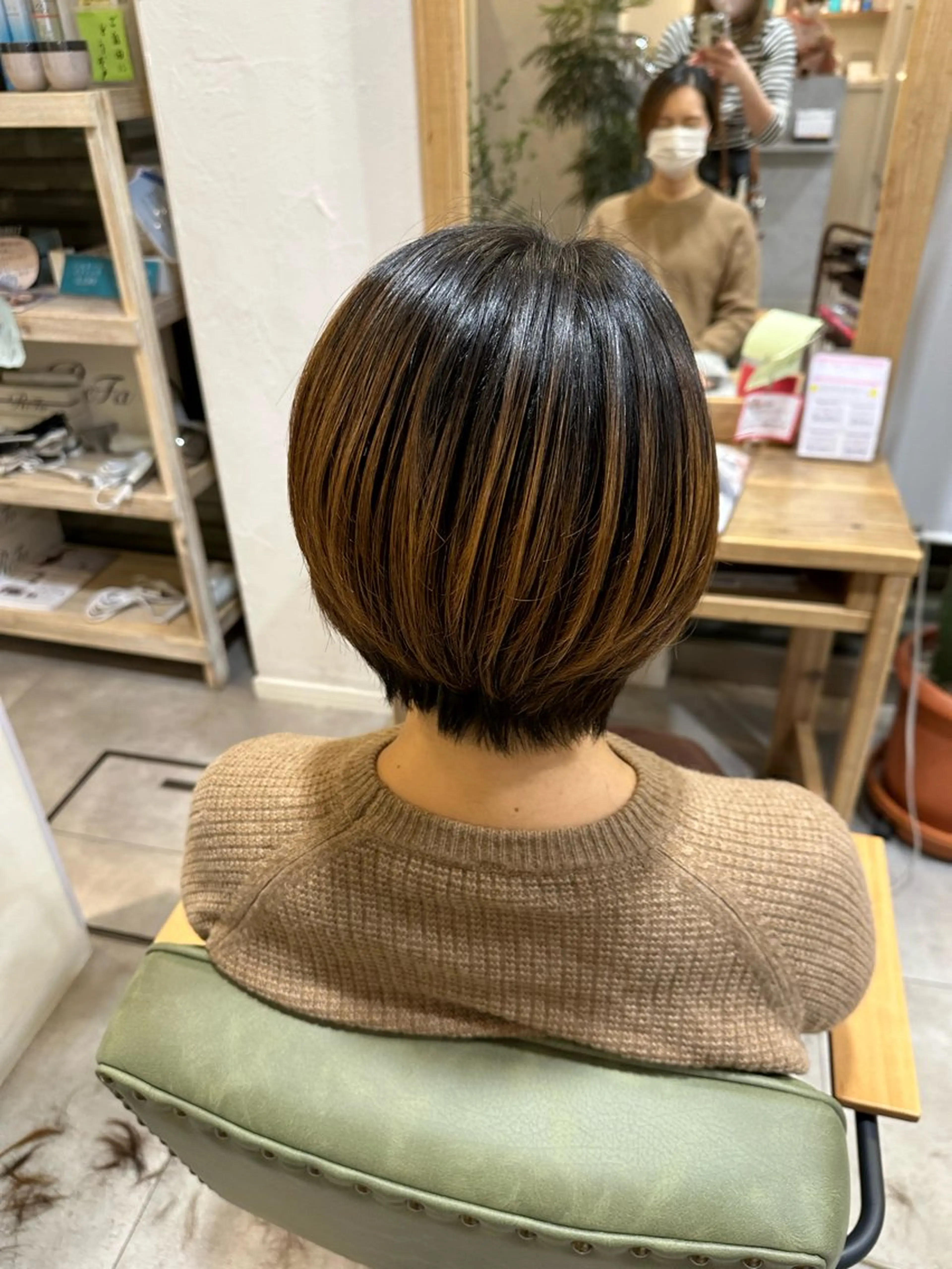 ショート ショートボブ ボブ ショートヘア desirbeaux 板垣鈴香のヘアスタイル