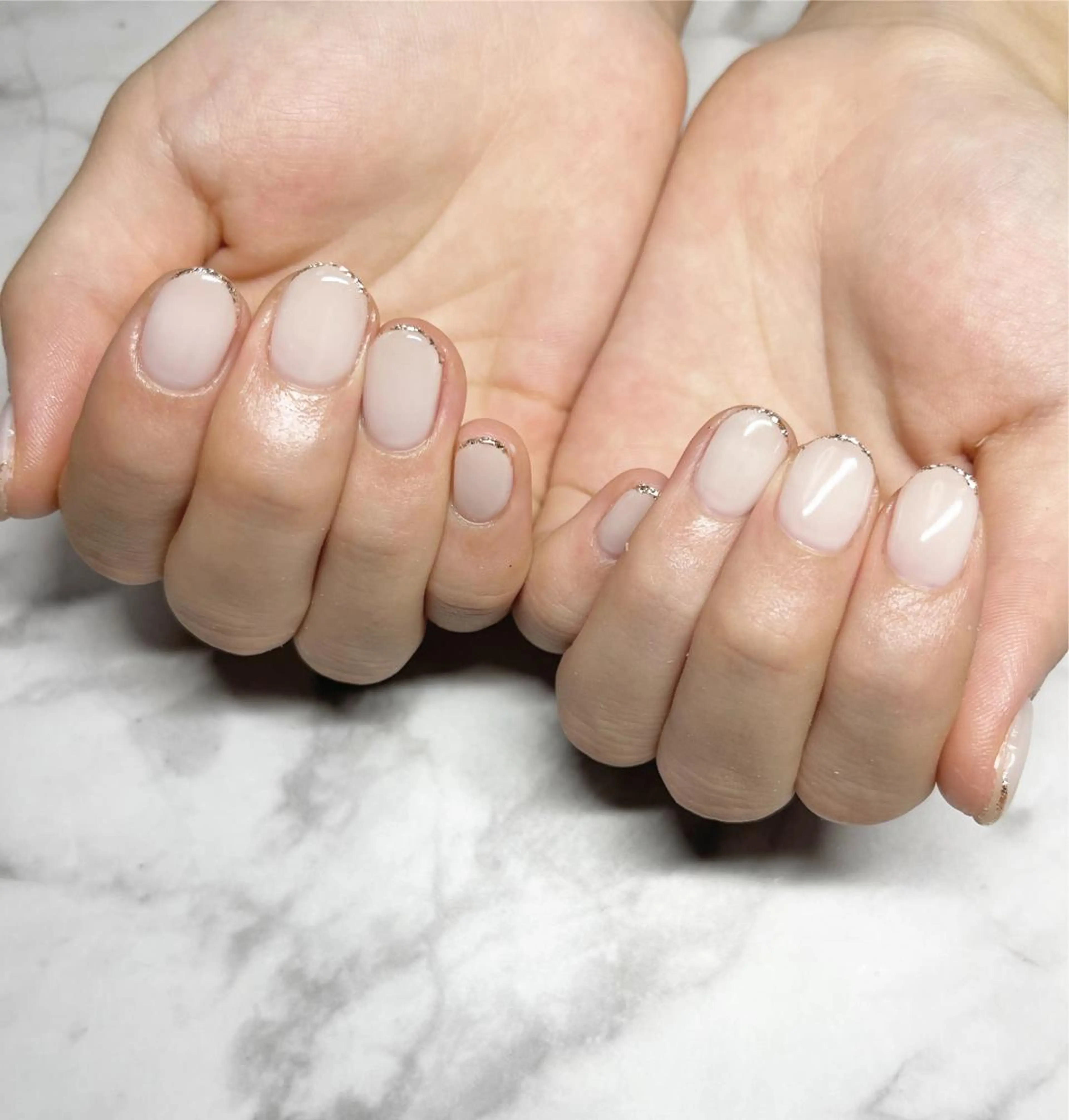 ネイル ラメ(グリッター) ワンカラーネイル 587nail *のネイルデザイン