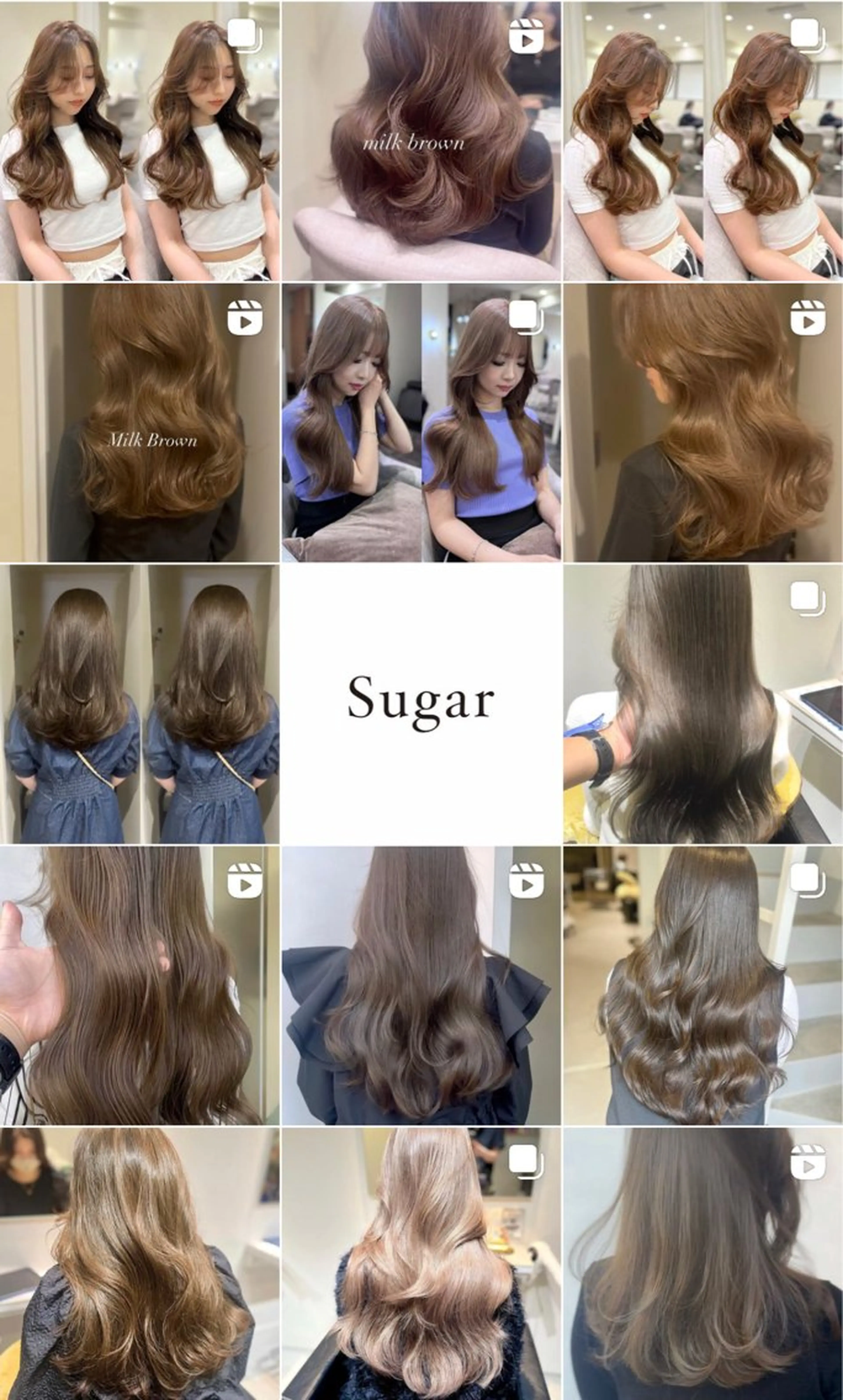 ロング カラー Sugar【シュガー】所属・ブリーチなしWカラー /レイヤーカット大阪のヘアスタイル