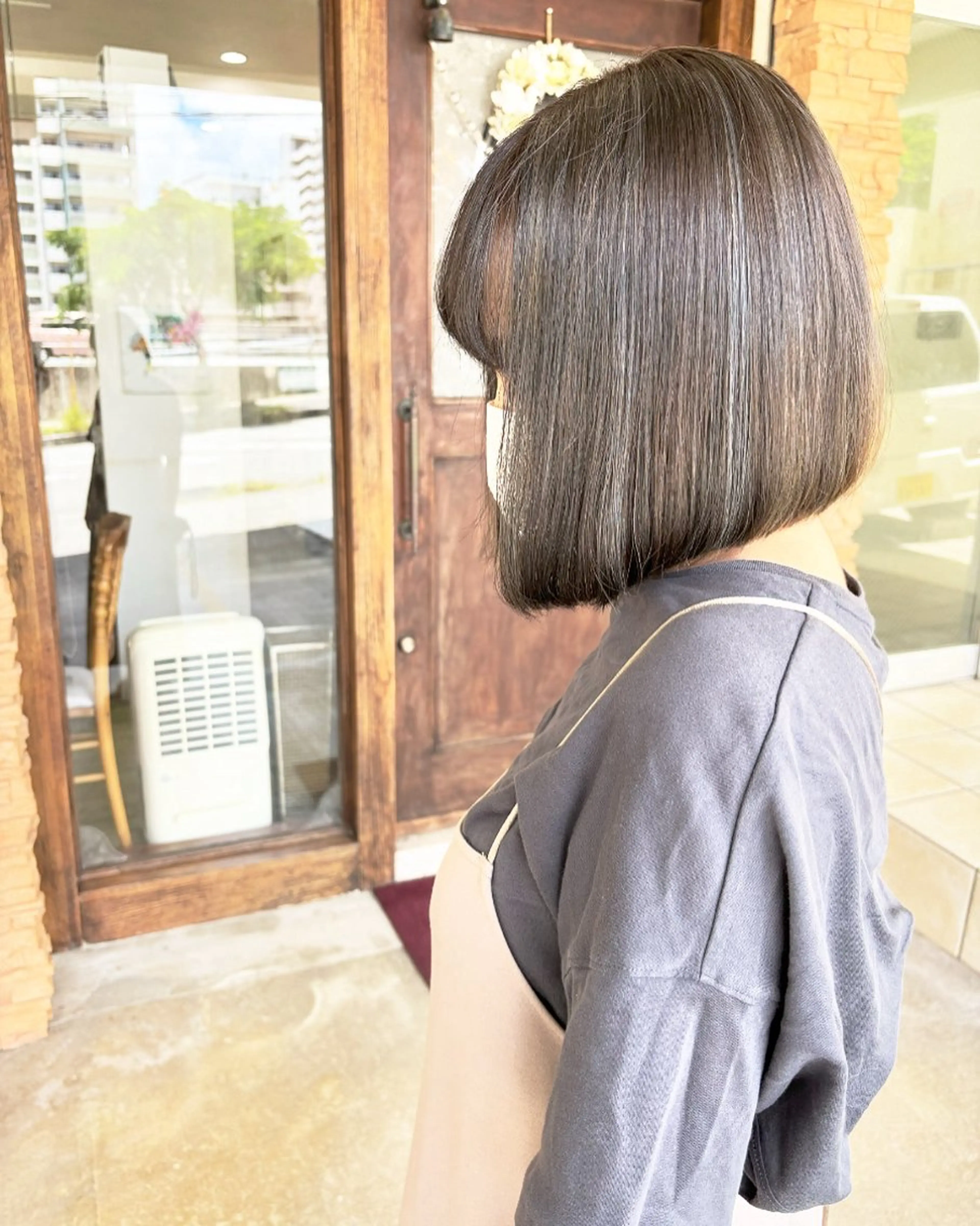 ショート カラー ハイライトカラー ハイライト カット ヘアカラー grand juteのヘアスタイル