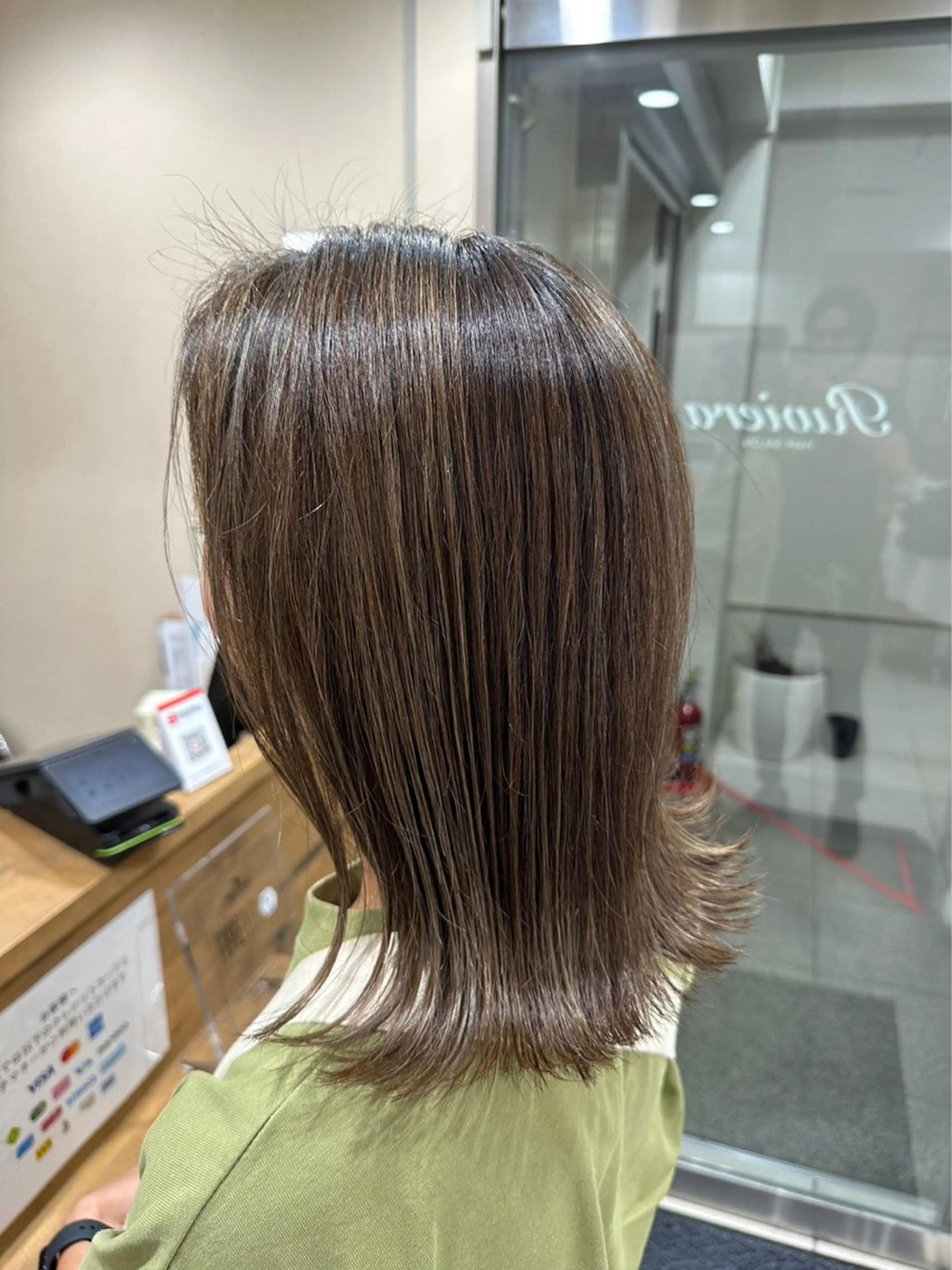 ミディアム カラー amble luxe 髪質改善 💕のヘアスタイル