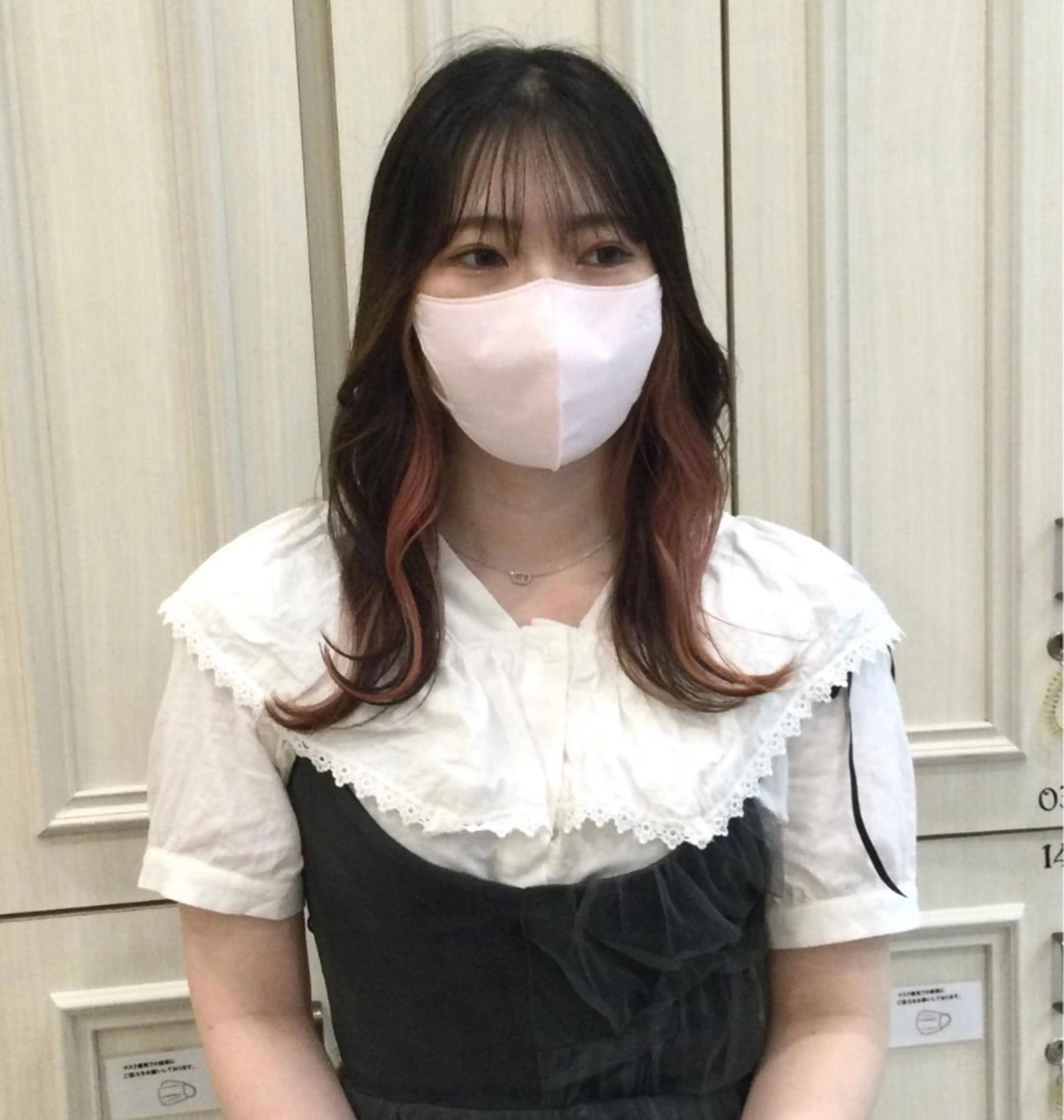 ミディアム 梅田美容室　山本 歩夢のヘアスタイル