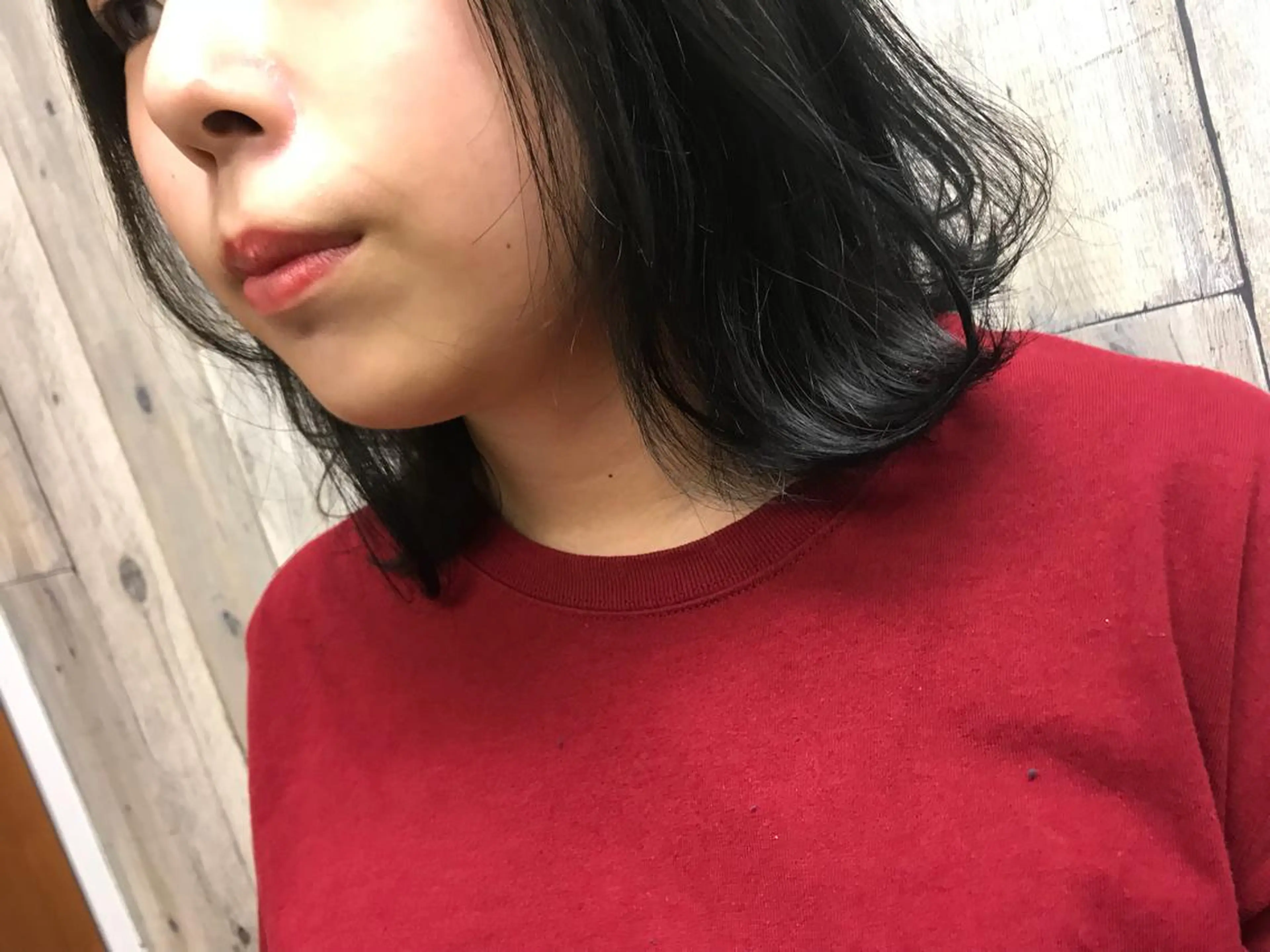 ショート カラー パーマ ヘアアレンジ メンズ キッズ ブルーカラー 透明感カラー Forest. -髪質改善-のヘアスタイル