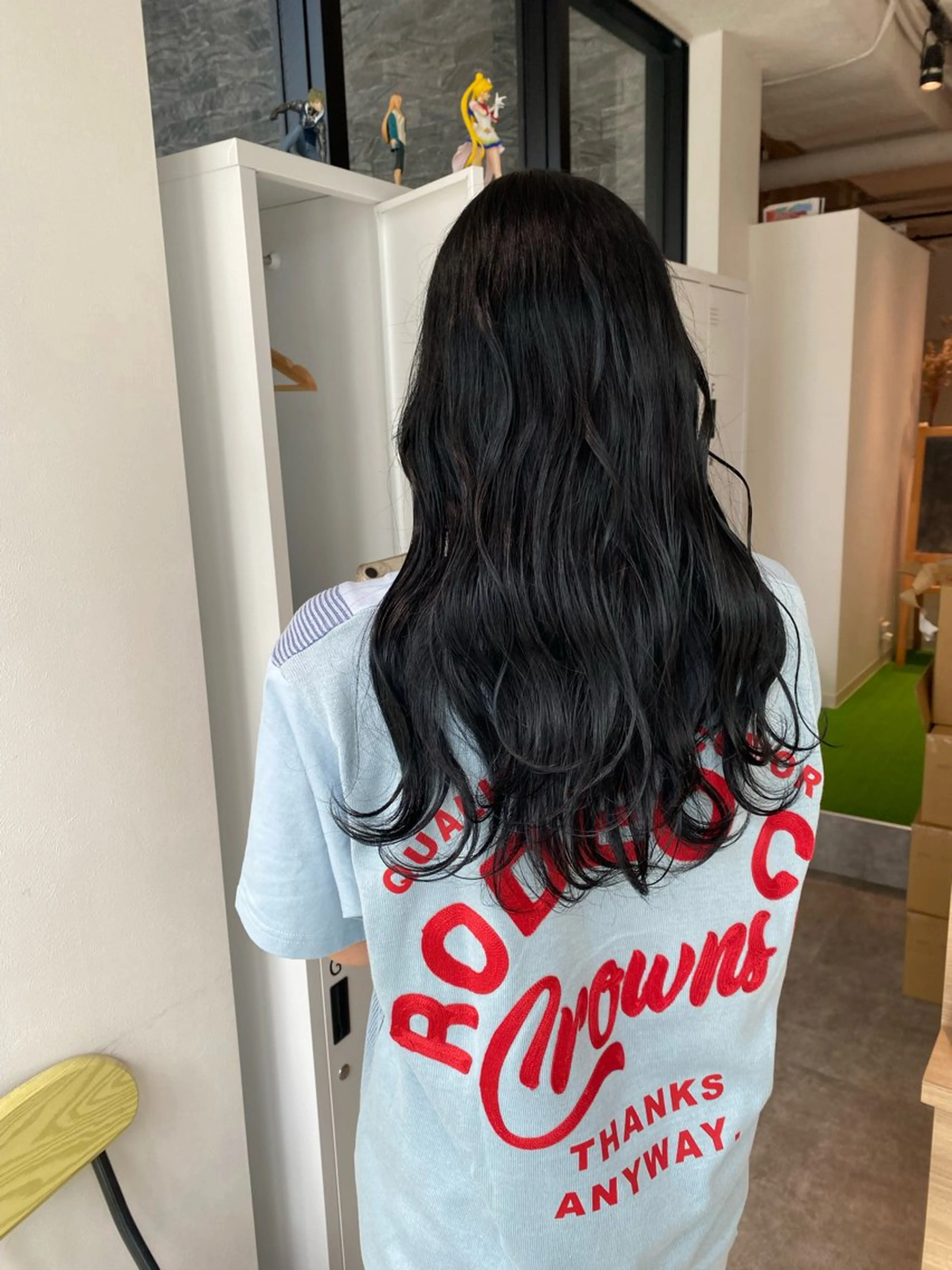カラー 黒髪 オスズ 🎀´-のヘアスタイル