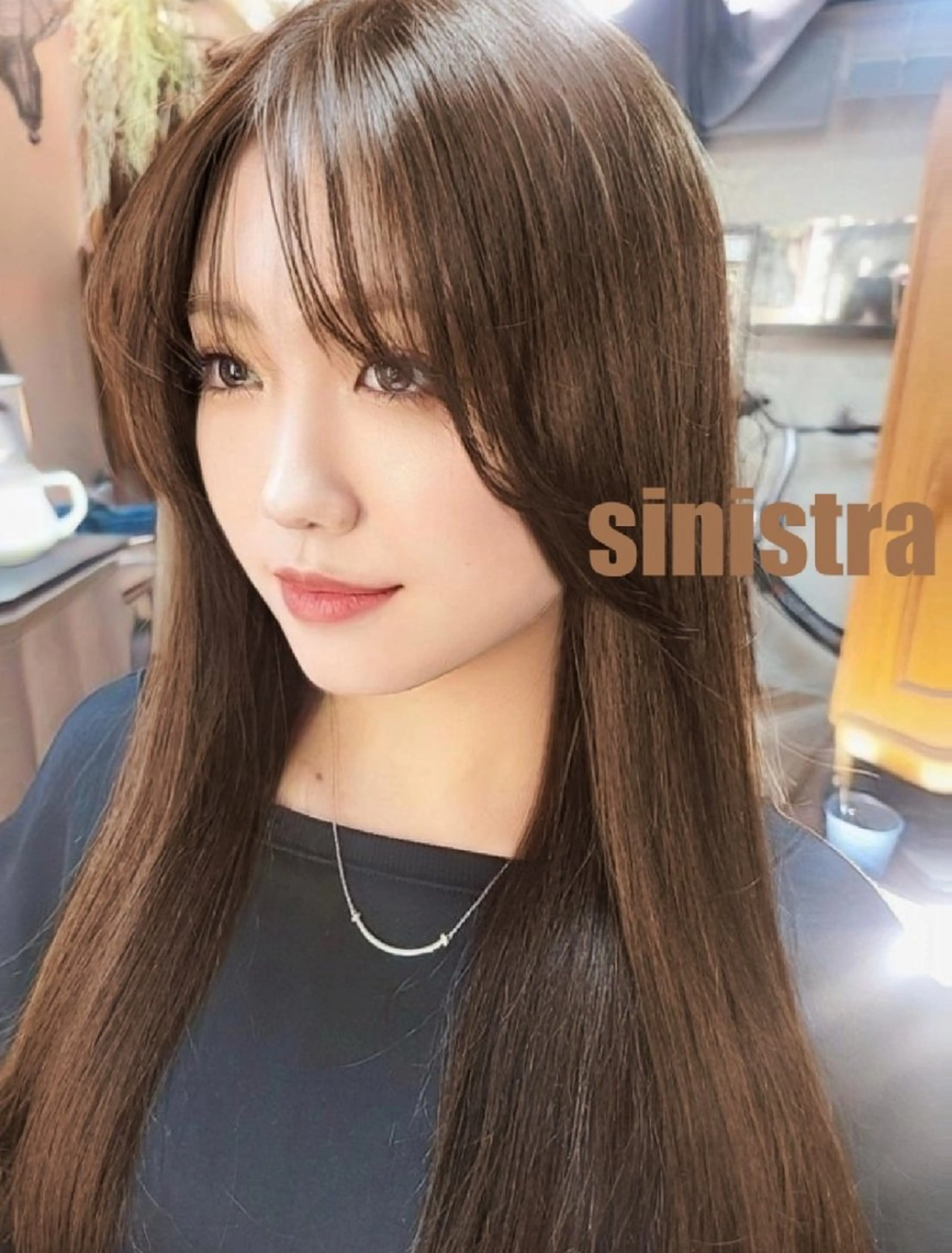 セミロング カラー カット トリートメント sinistra シニストラ　足利山下店所属・FEMME SINISTRAのヘアスタイル