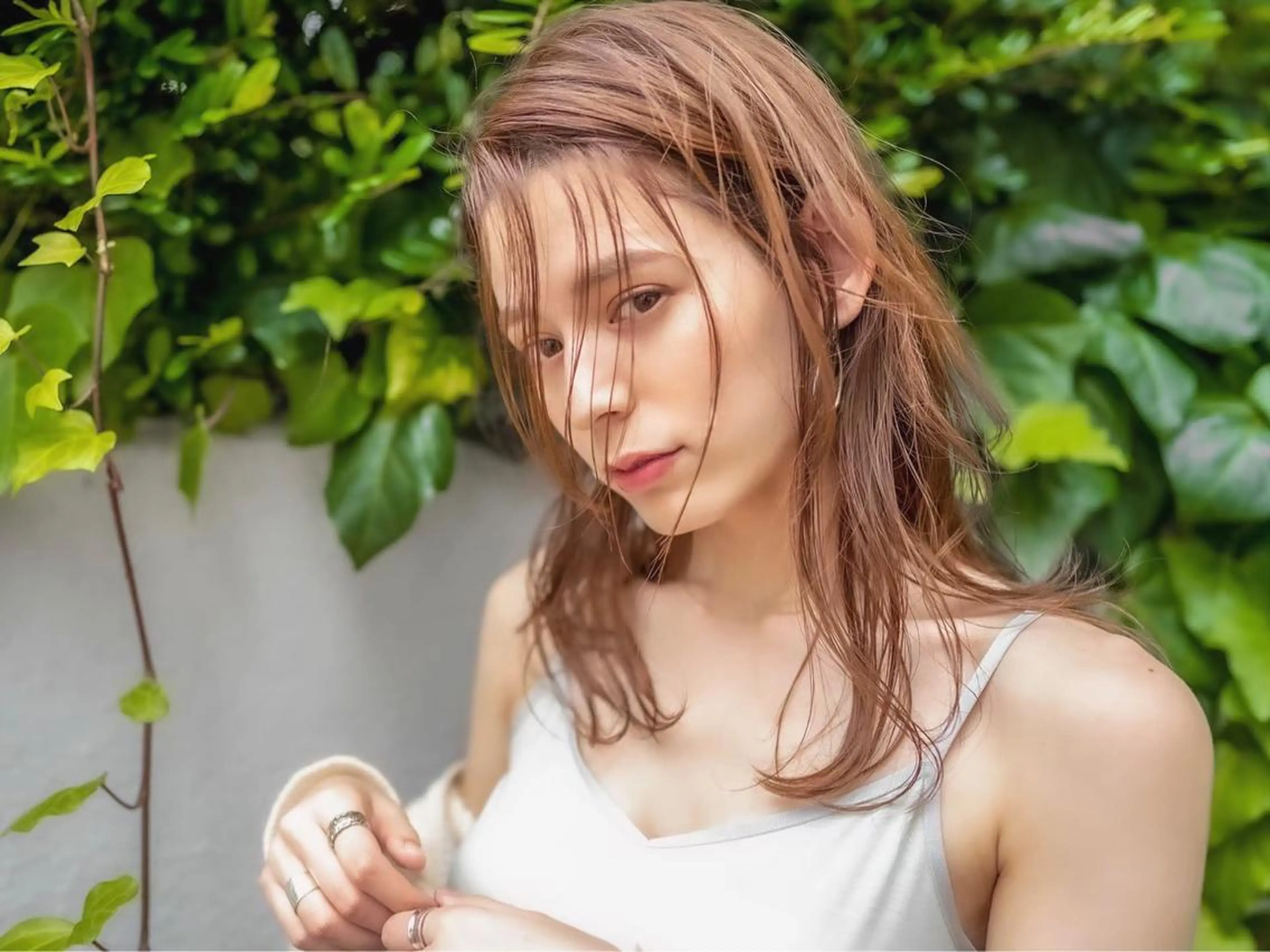 ミディアム カラー カット ヘアカラー トリートメント 🉐レイヤー/塩見 弘樹🉐渋谷のヘアスタイル